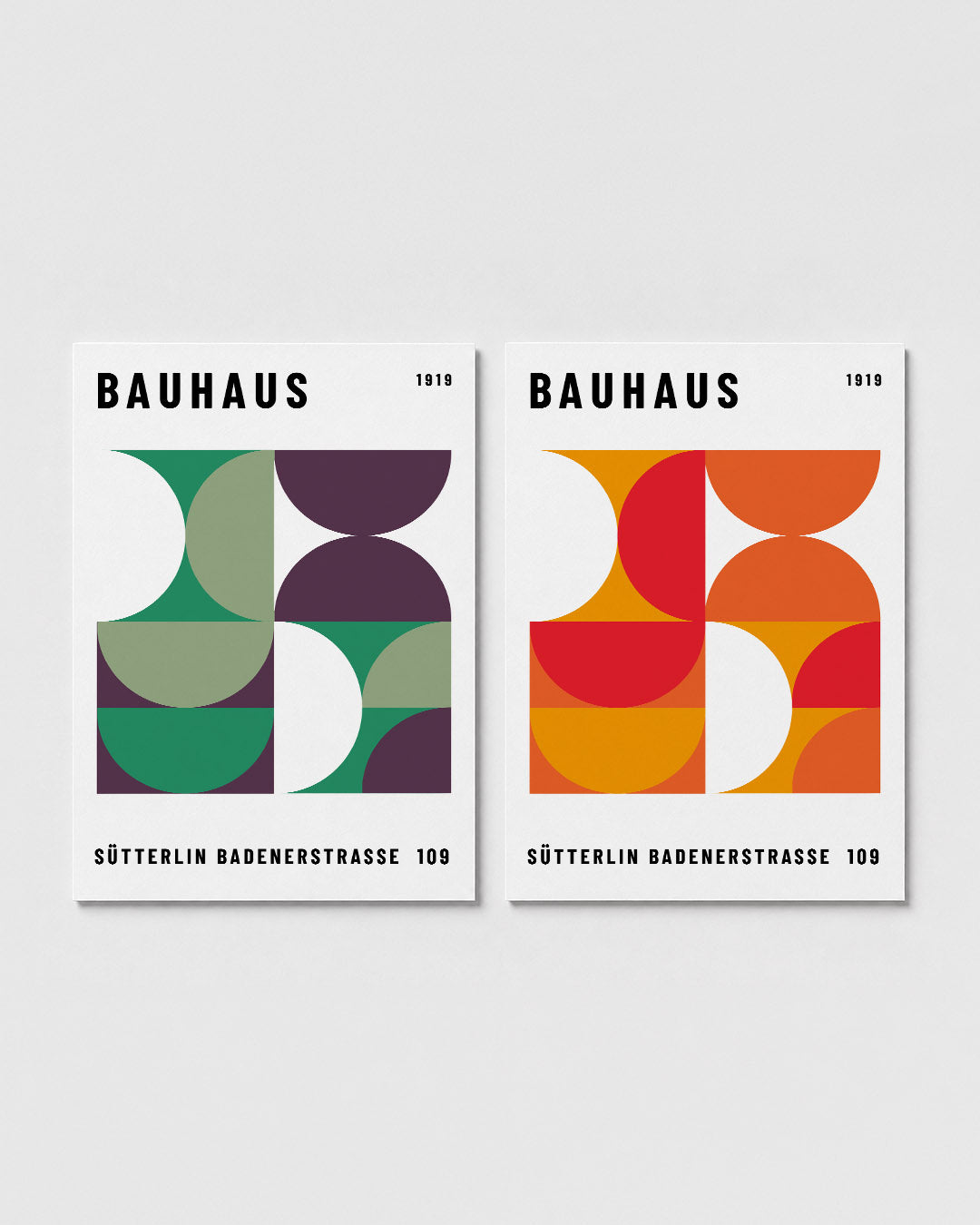 Vormen en vlakken Posterset