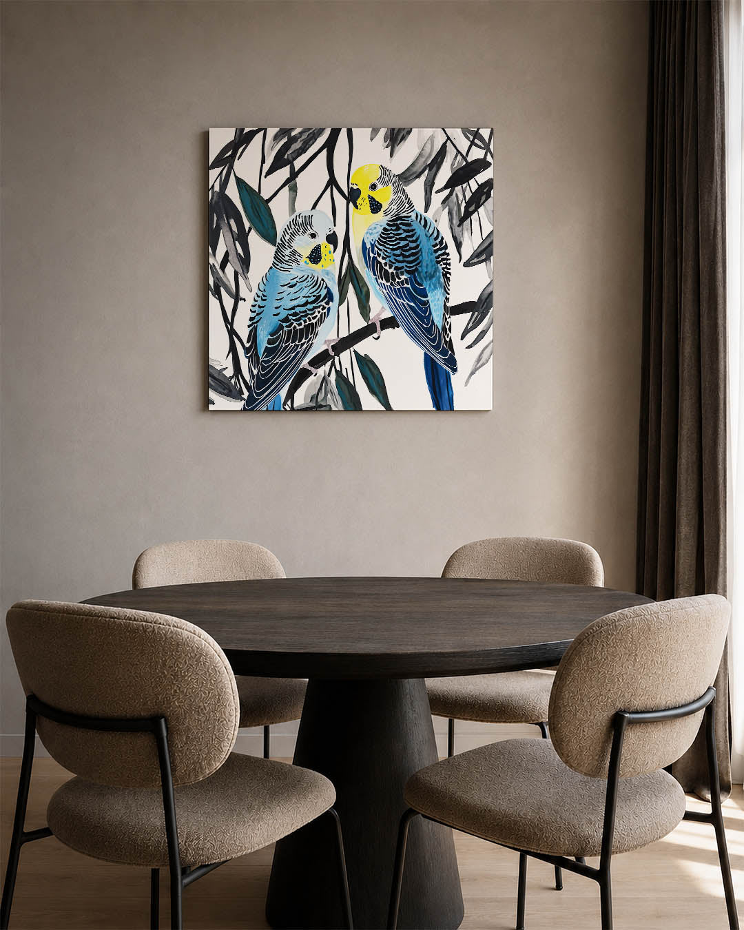 Vogels op tak Kunstwerk