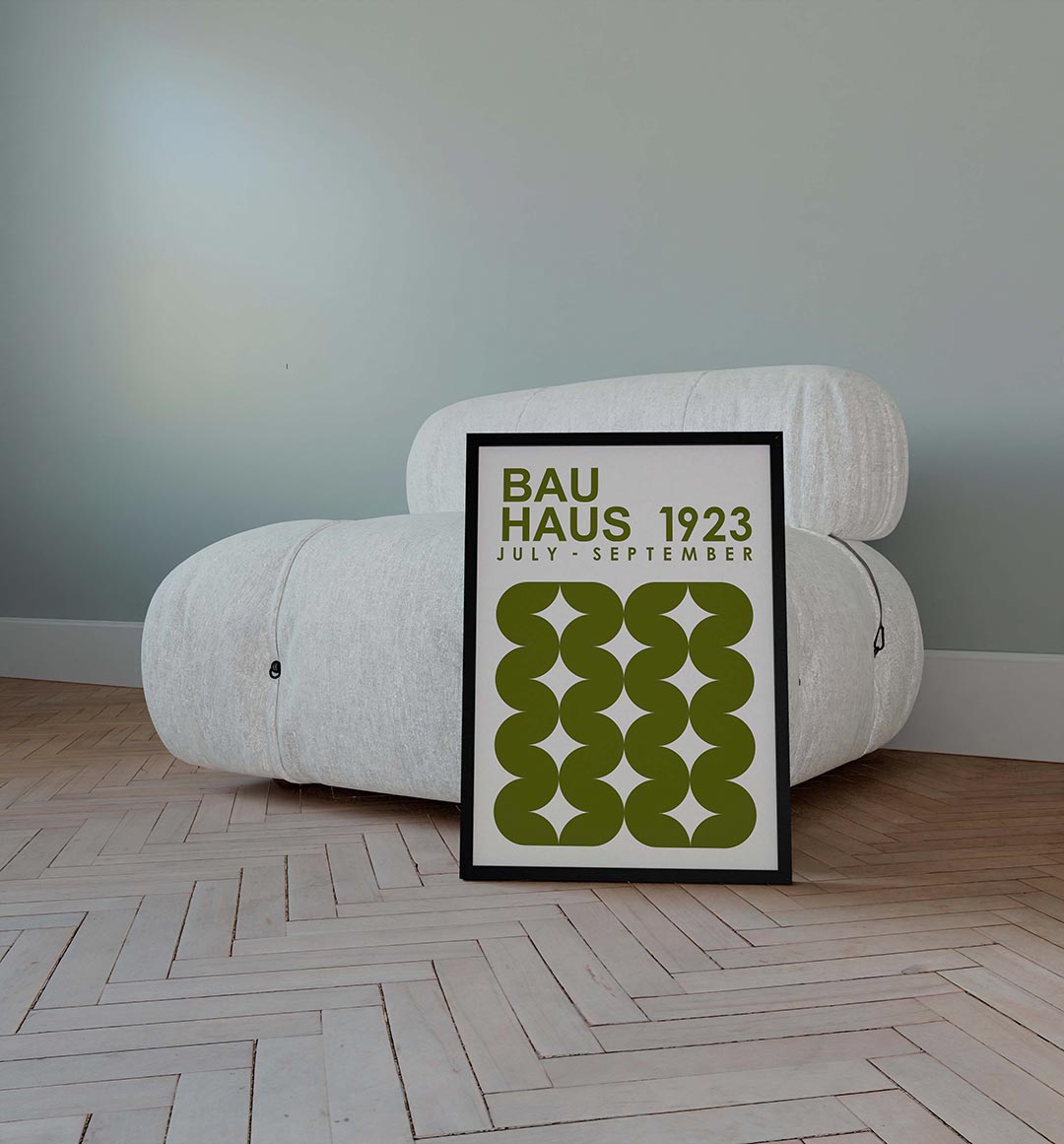 Vormritme en kleur Poster