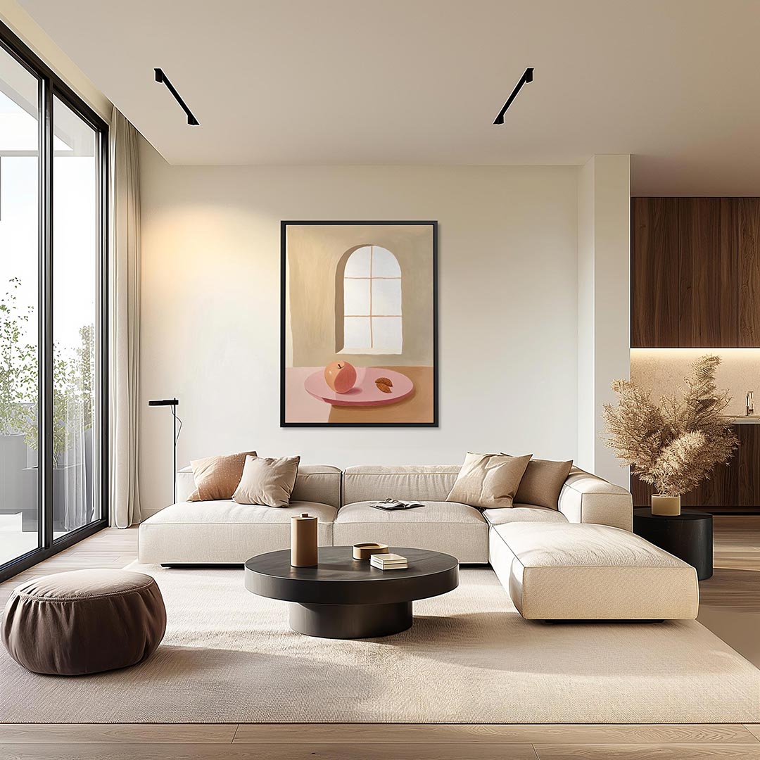 Rustige interieur scène Kunstwerk