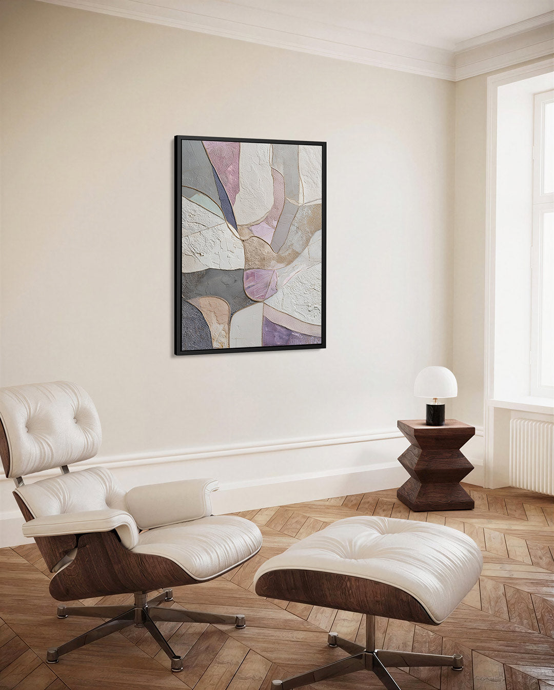 Organische vormen compositie Kunstwerk