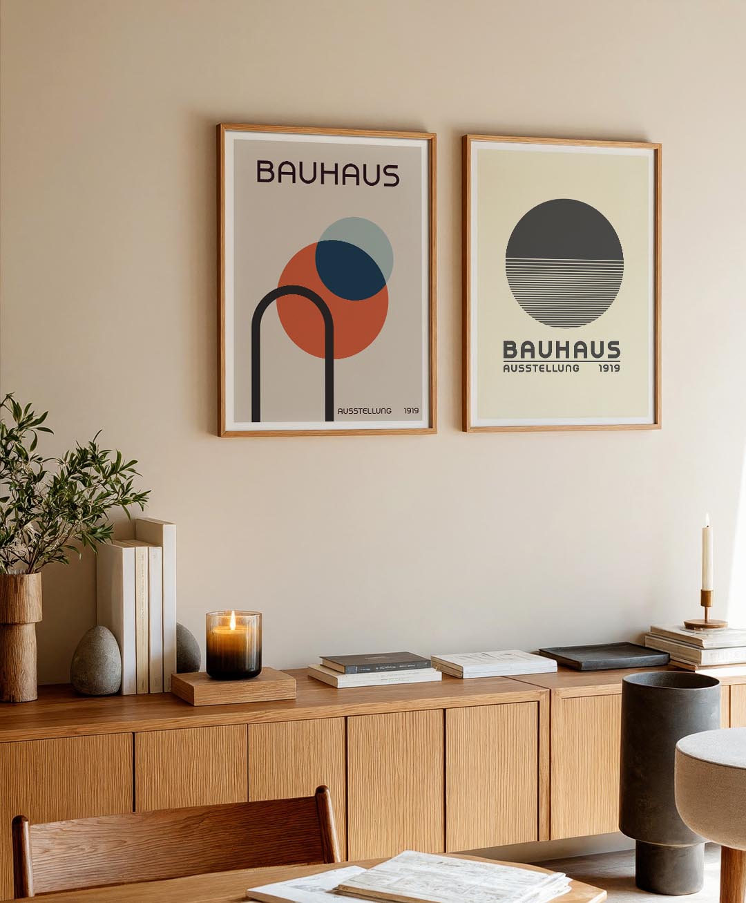 Vormen en kleurvlakken Posterset