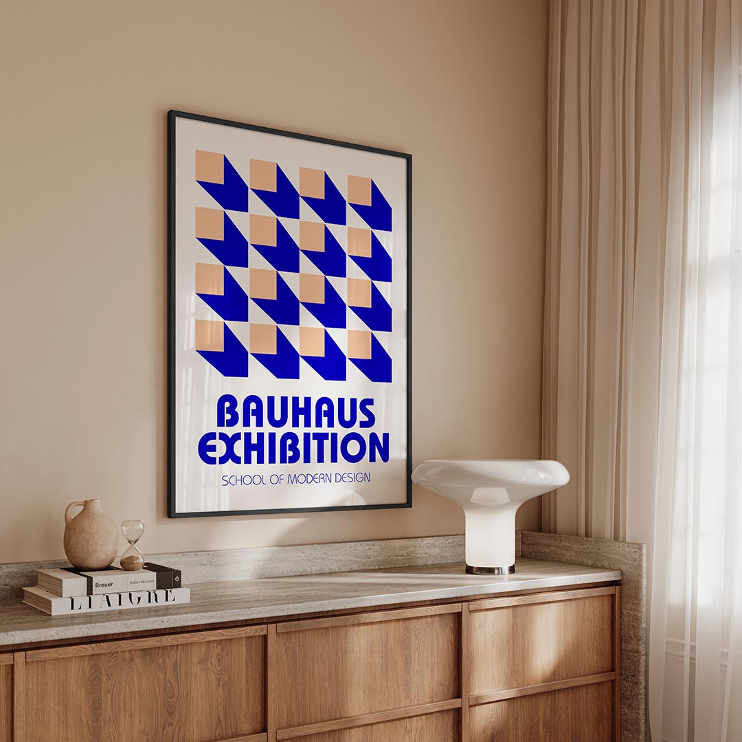 Vorm en schaduw Poster