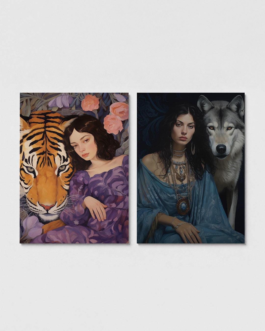 Dier en mens harmonie Posterset
