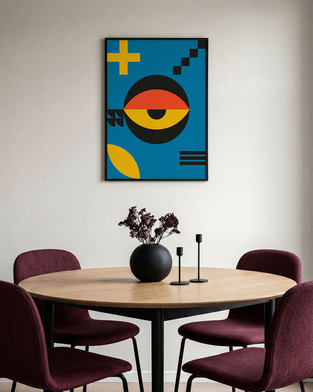 Vormen en kleurvlakken Poster