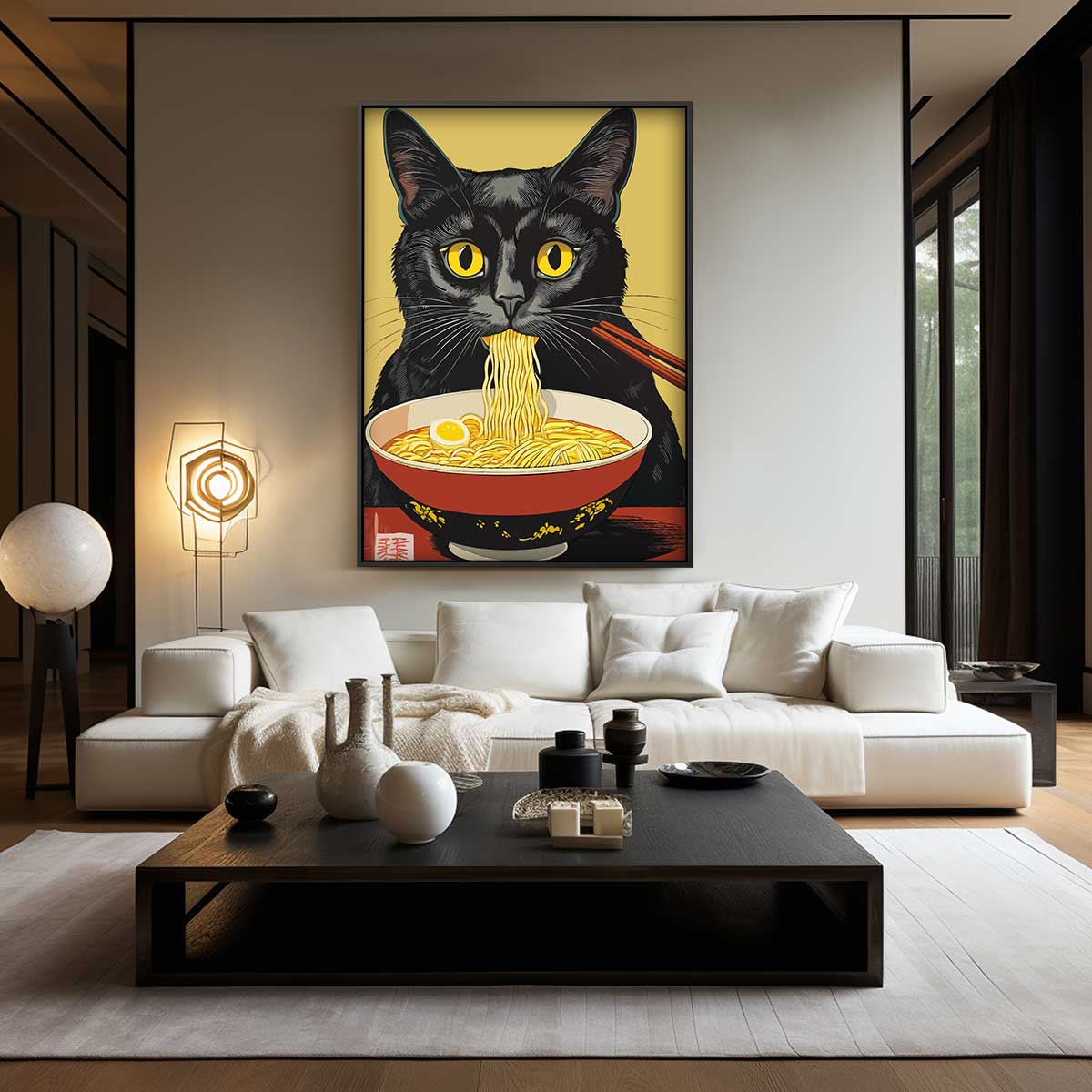 Kattige Ramen Avonturen Kunstwerk