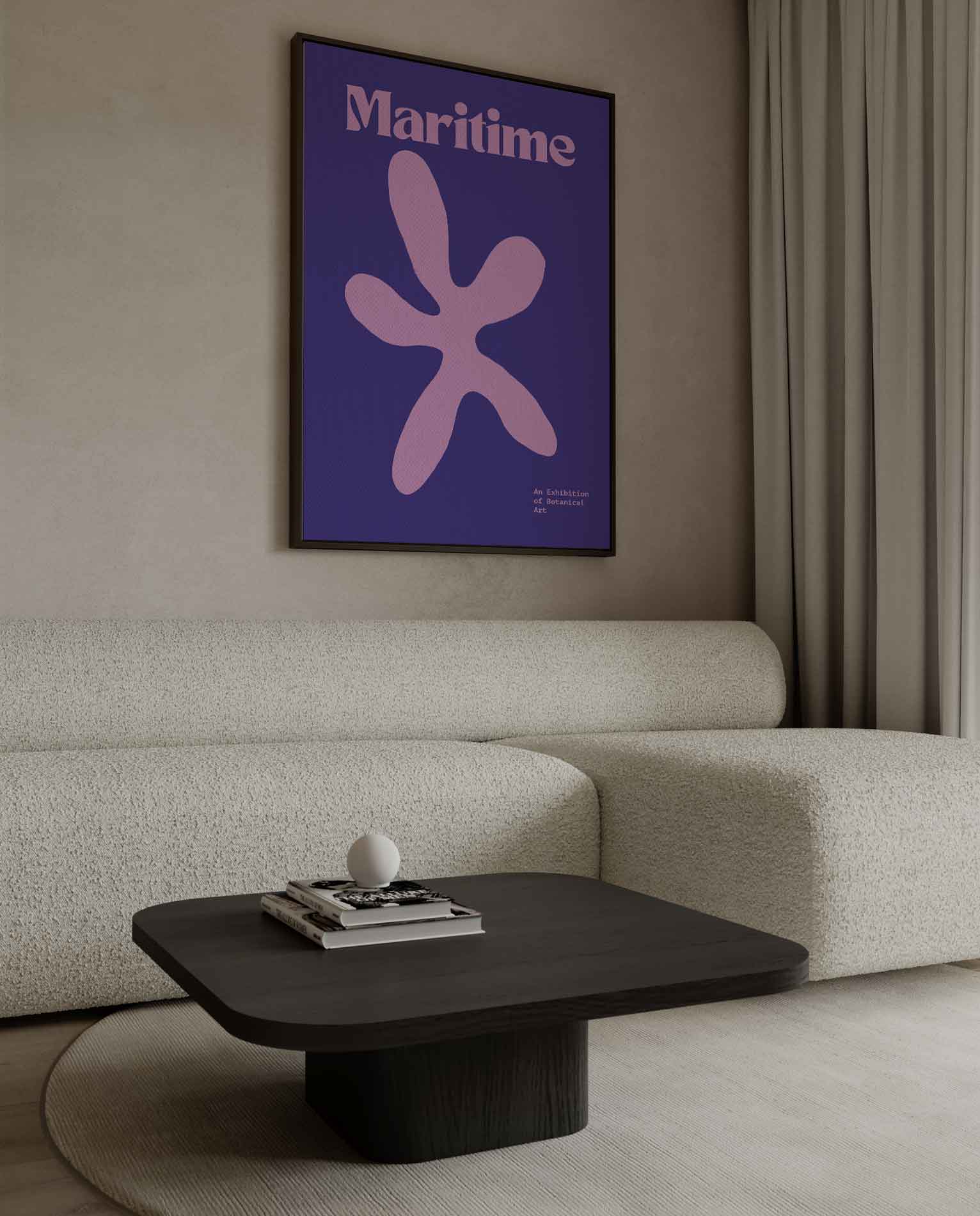 Botanische Maritieme Kunst Kunstwerk-canvas-dibond-plexiglas-wanddecoratie-WallArtistic