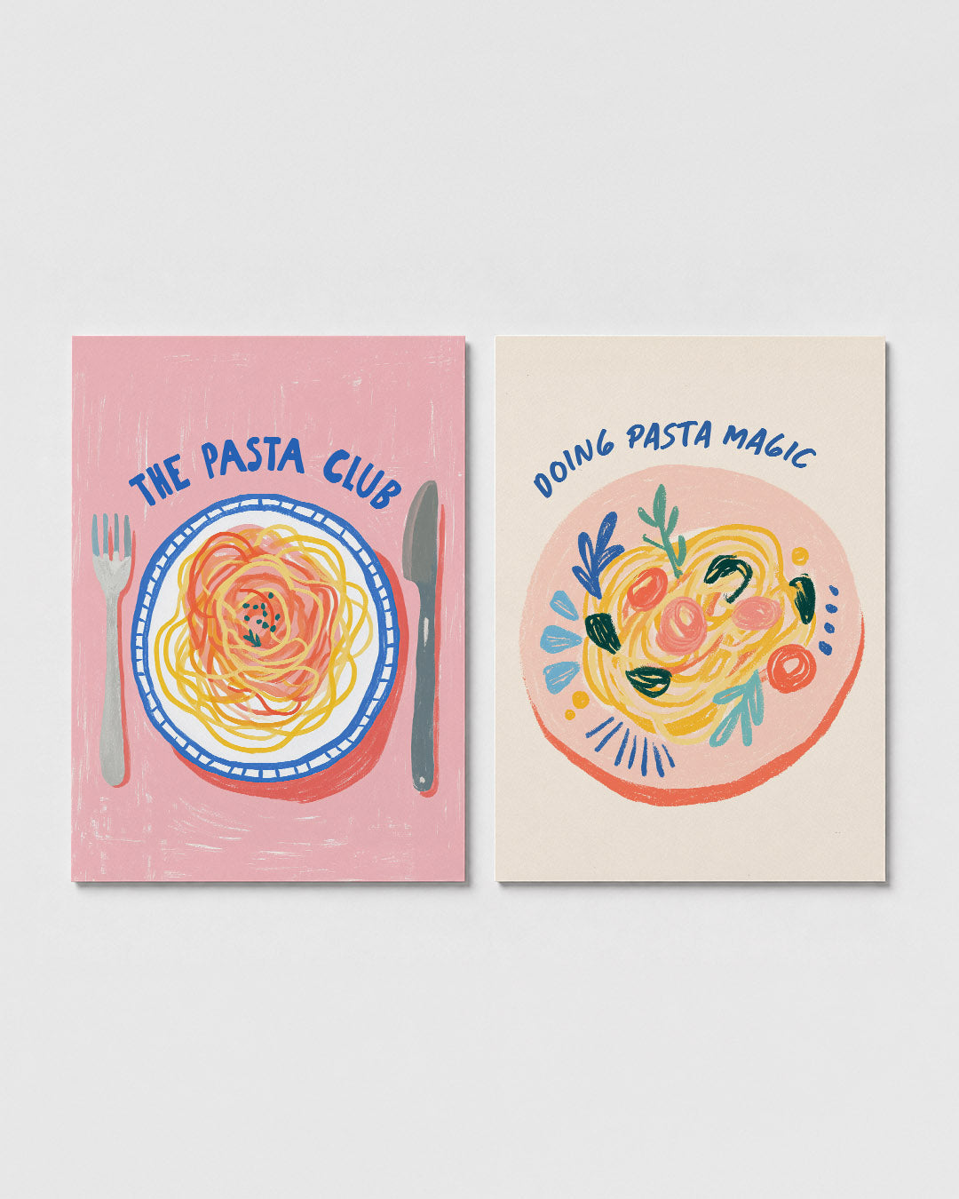 Eetlustige vormen Posterset