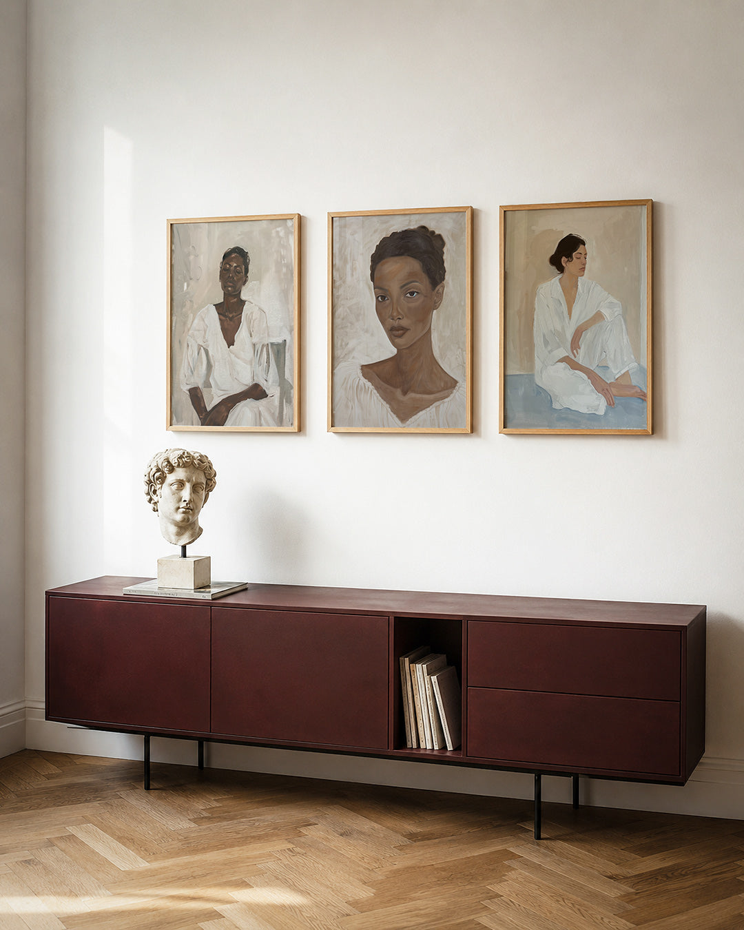 Rustige portretstudie Posterset