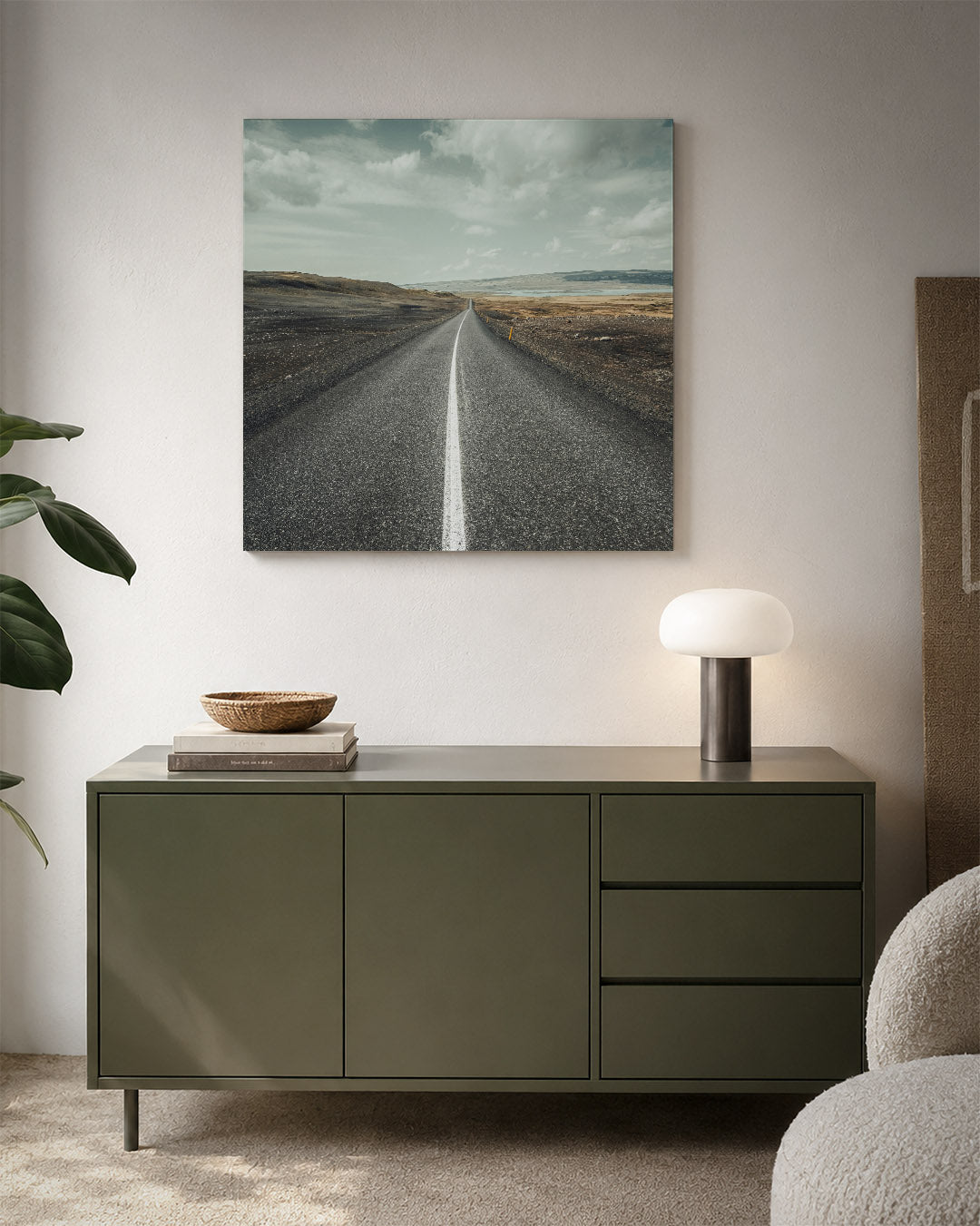 Eindeloze weg Kunstwerk