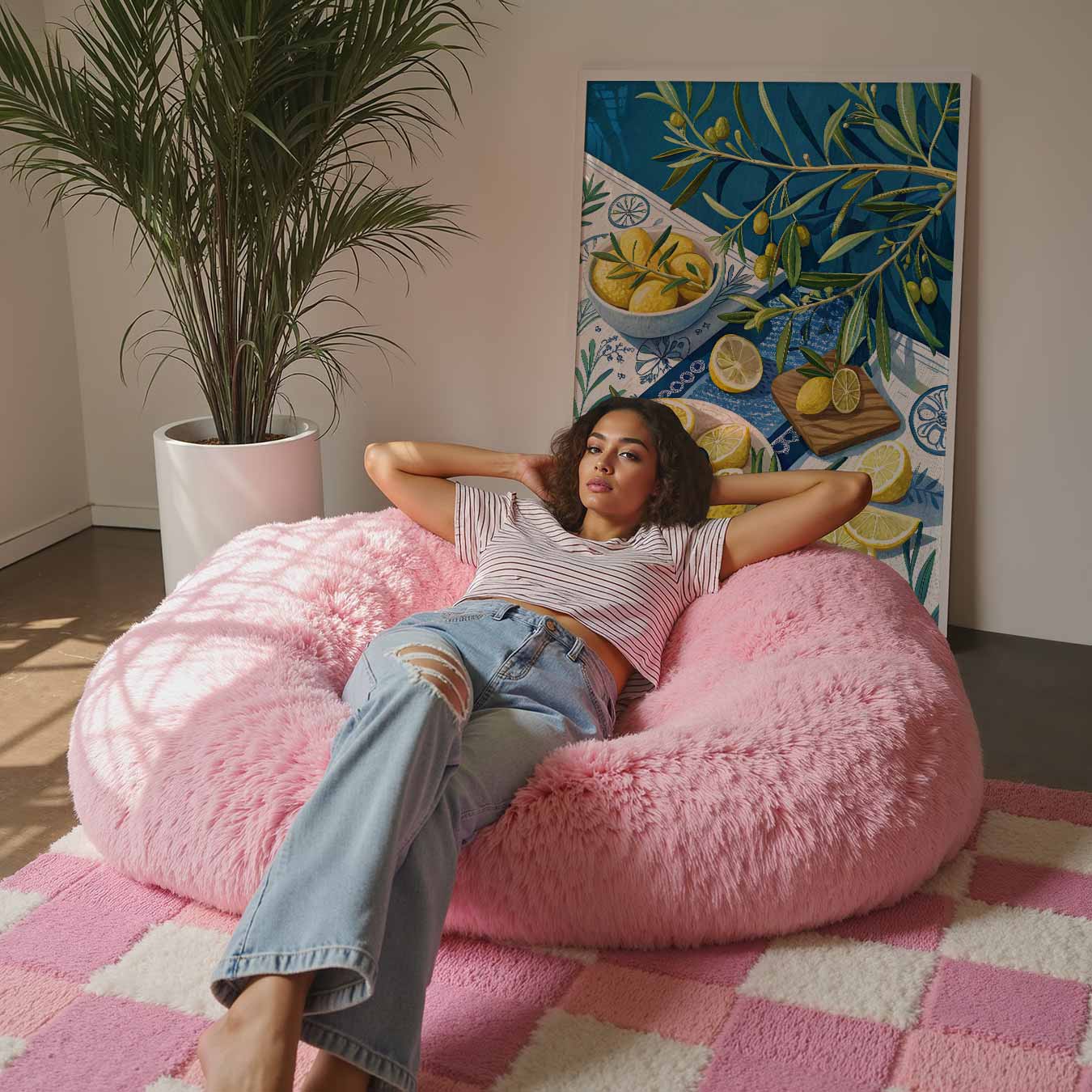 Mediterraans Tafereel Wanddecoratie Poster-WallArtistic