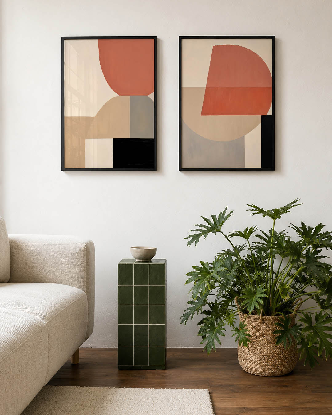 Vorm en kleurenspel Posterset