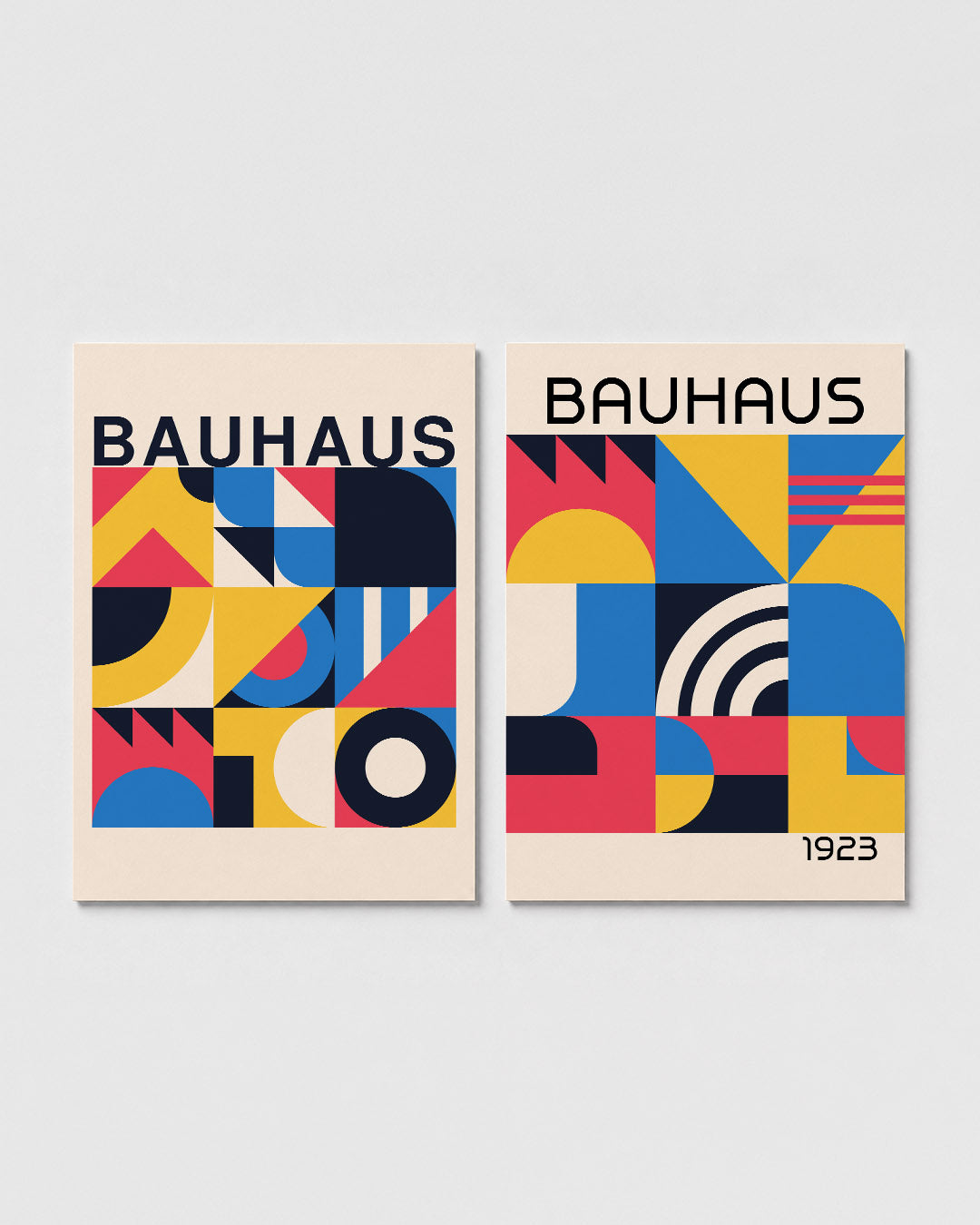 Vormen en kleurvlakken Posterset