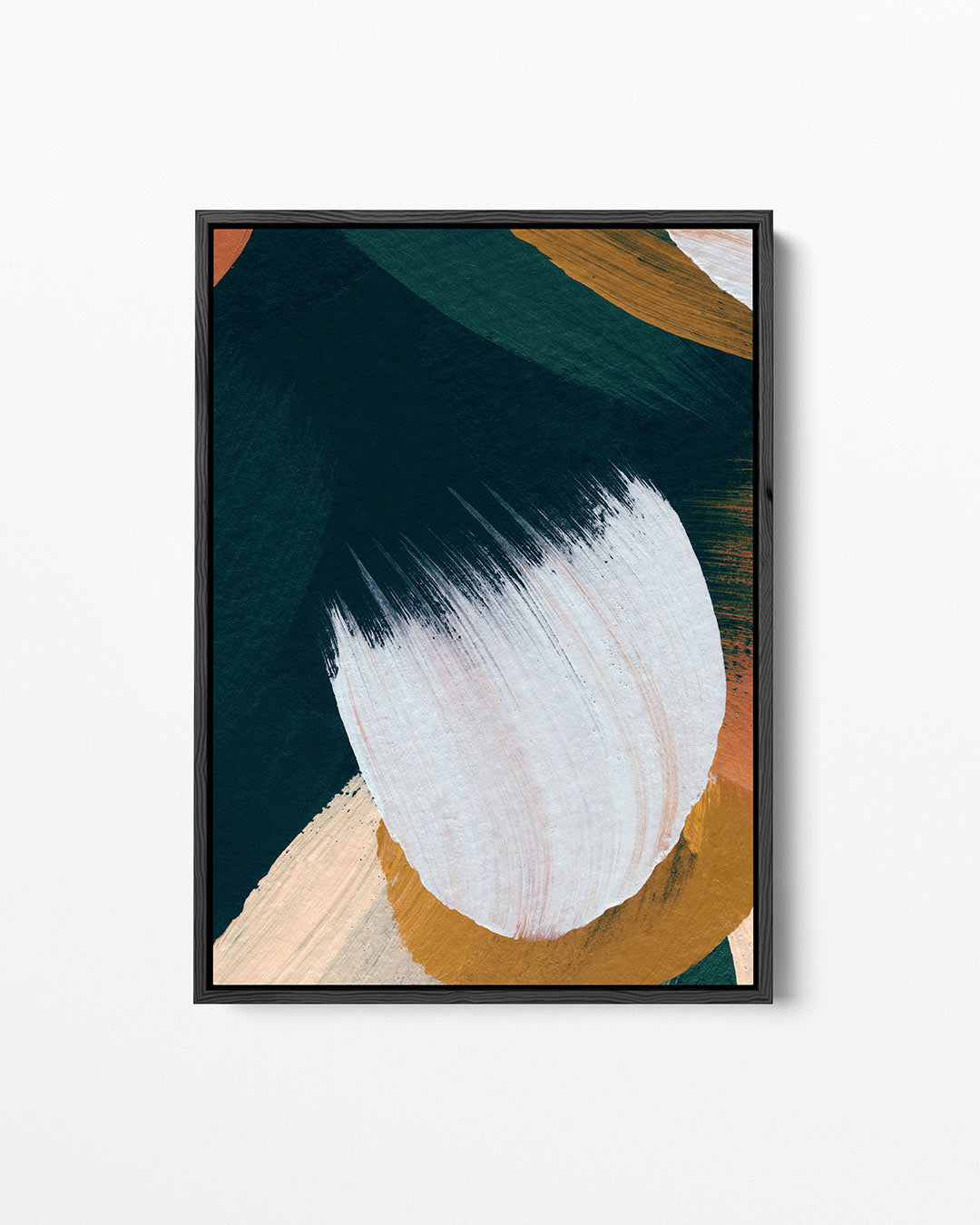 Dynamische kleurencompositie Kunstwerk