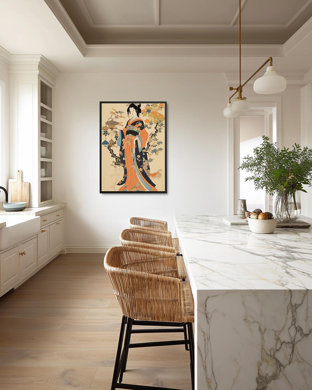 Elegante vormen Kunstwerk