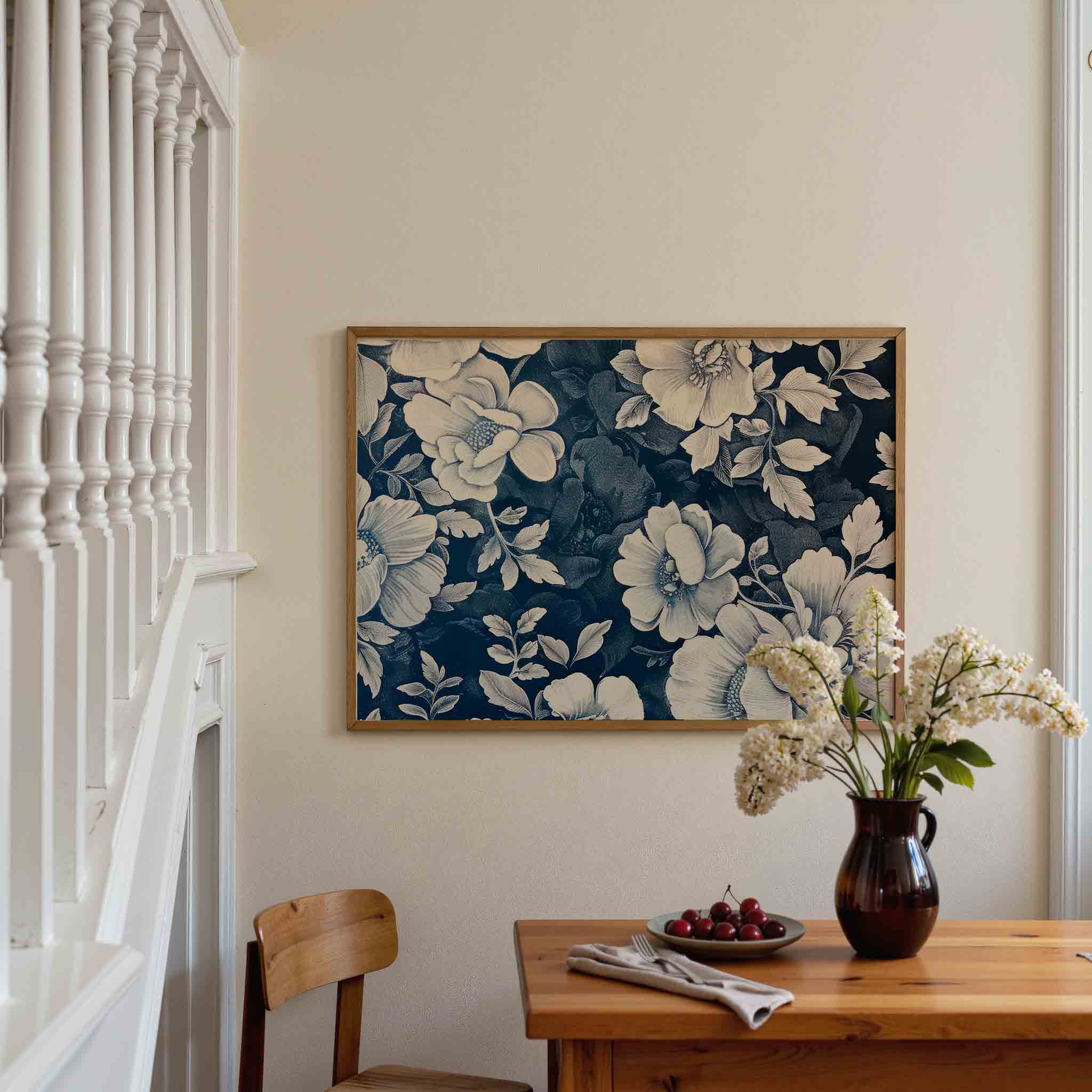 Bloemen en bladeren Poster