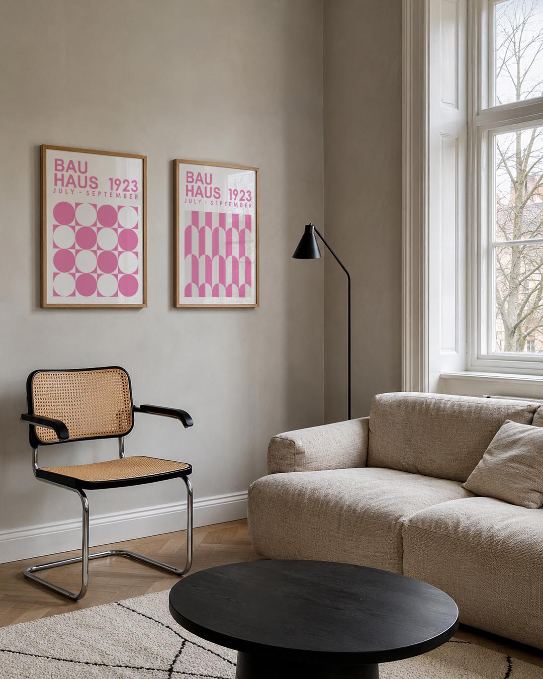 Cirkelritme en tekst Posterset