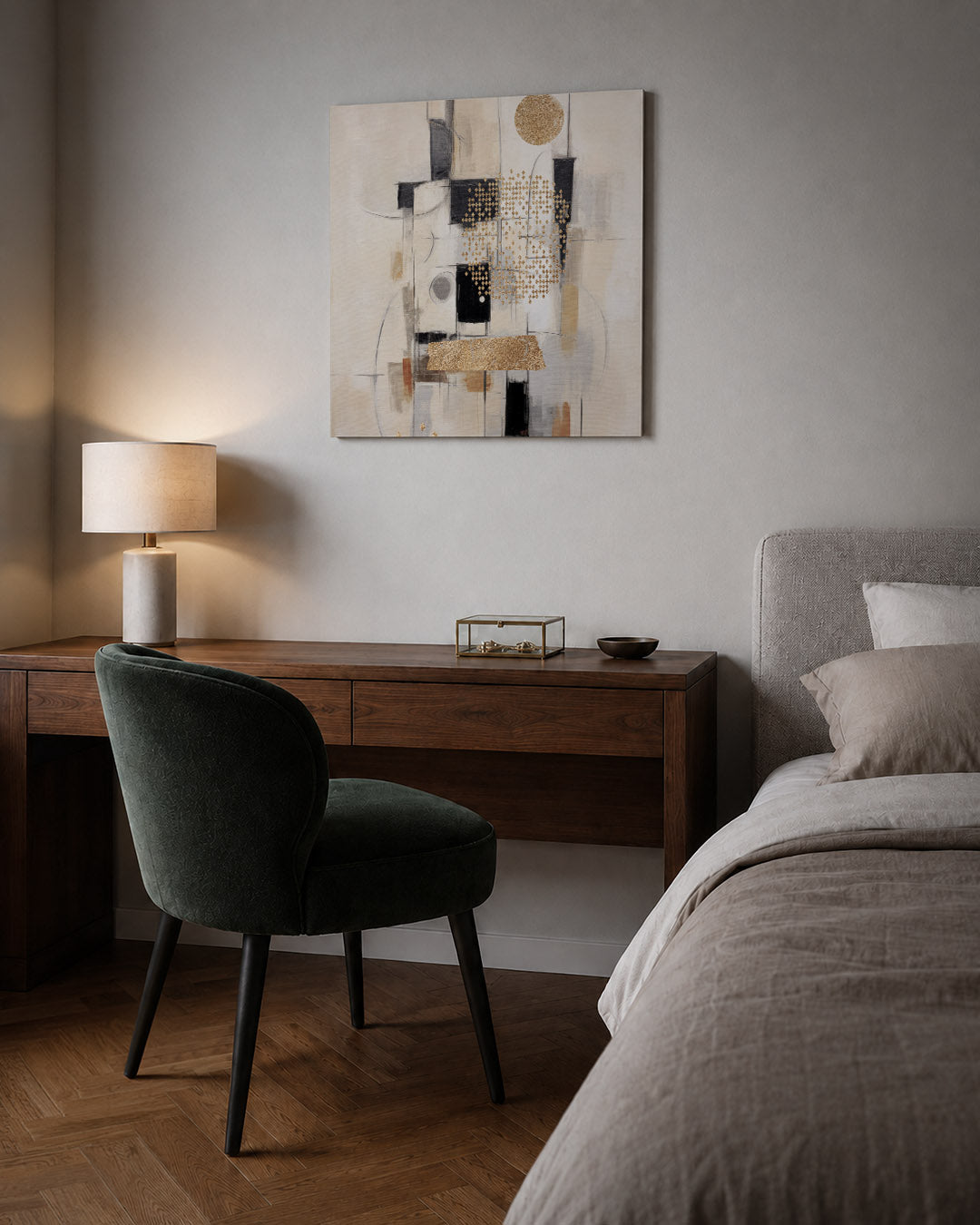 Geometrische compositie Kunstwerk