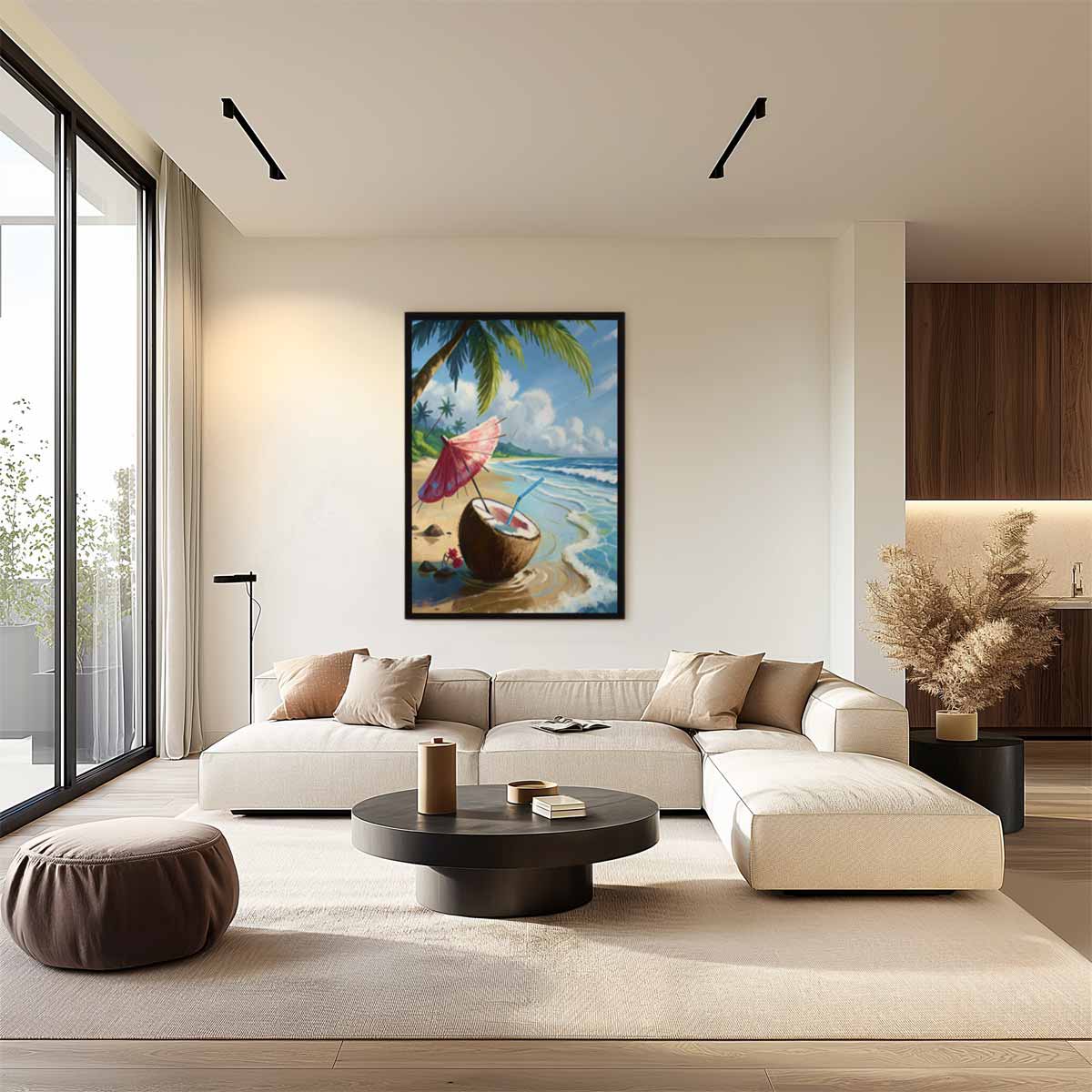 Tropische Dagdroom Kunstwerk-canvas-dibond-plexiglas-wanddecoratie-WallArtistic