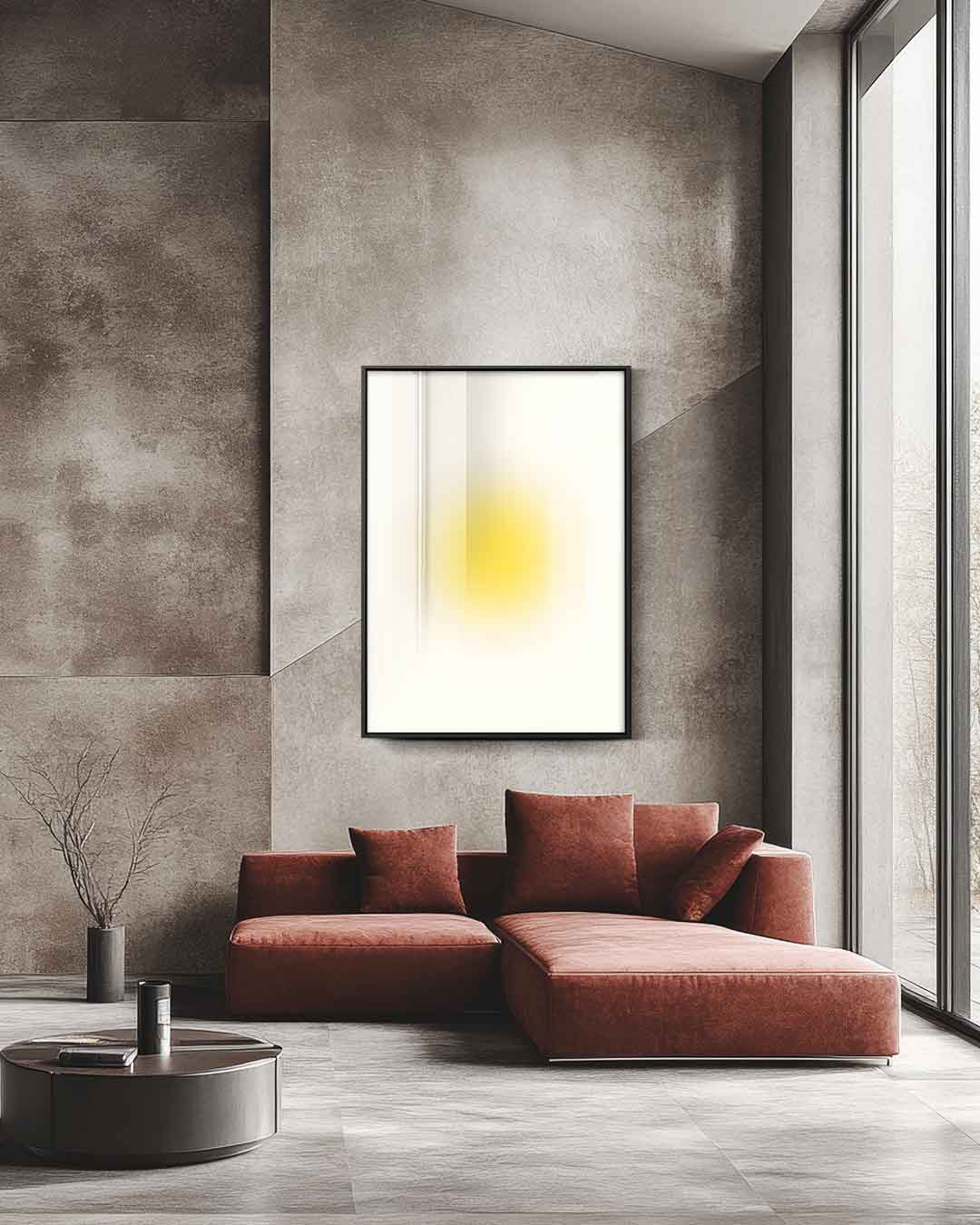 Stralende Zonsopkomst Kunstwerk-canvas-dibond-plexiglas-wanddecoratie-WallArtistic