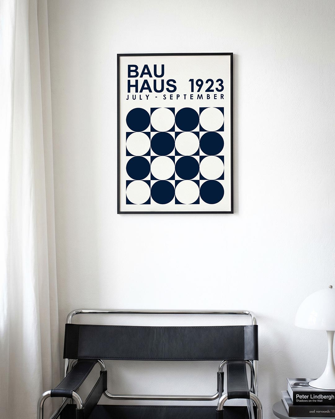 Cirkelpatroon en tekst Poster