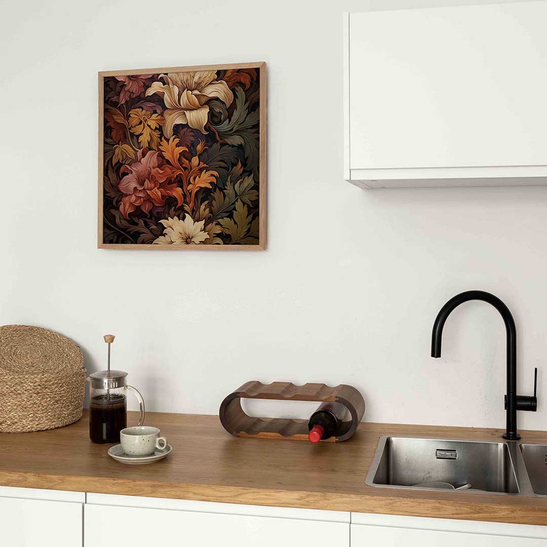 Bloemen en bladeren Poster