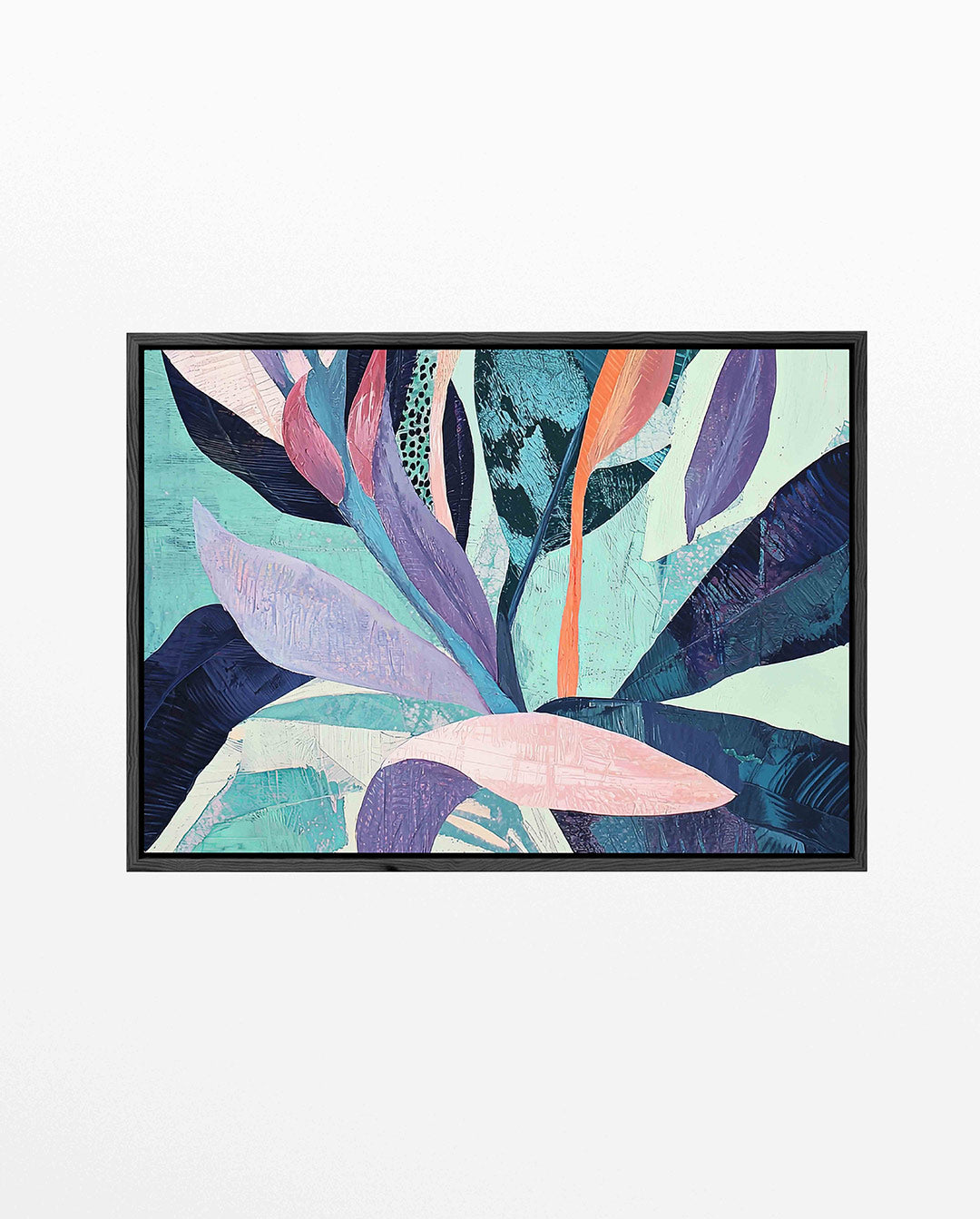 Vloeiende kleurencompositie Kunstwerk