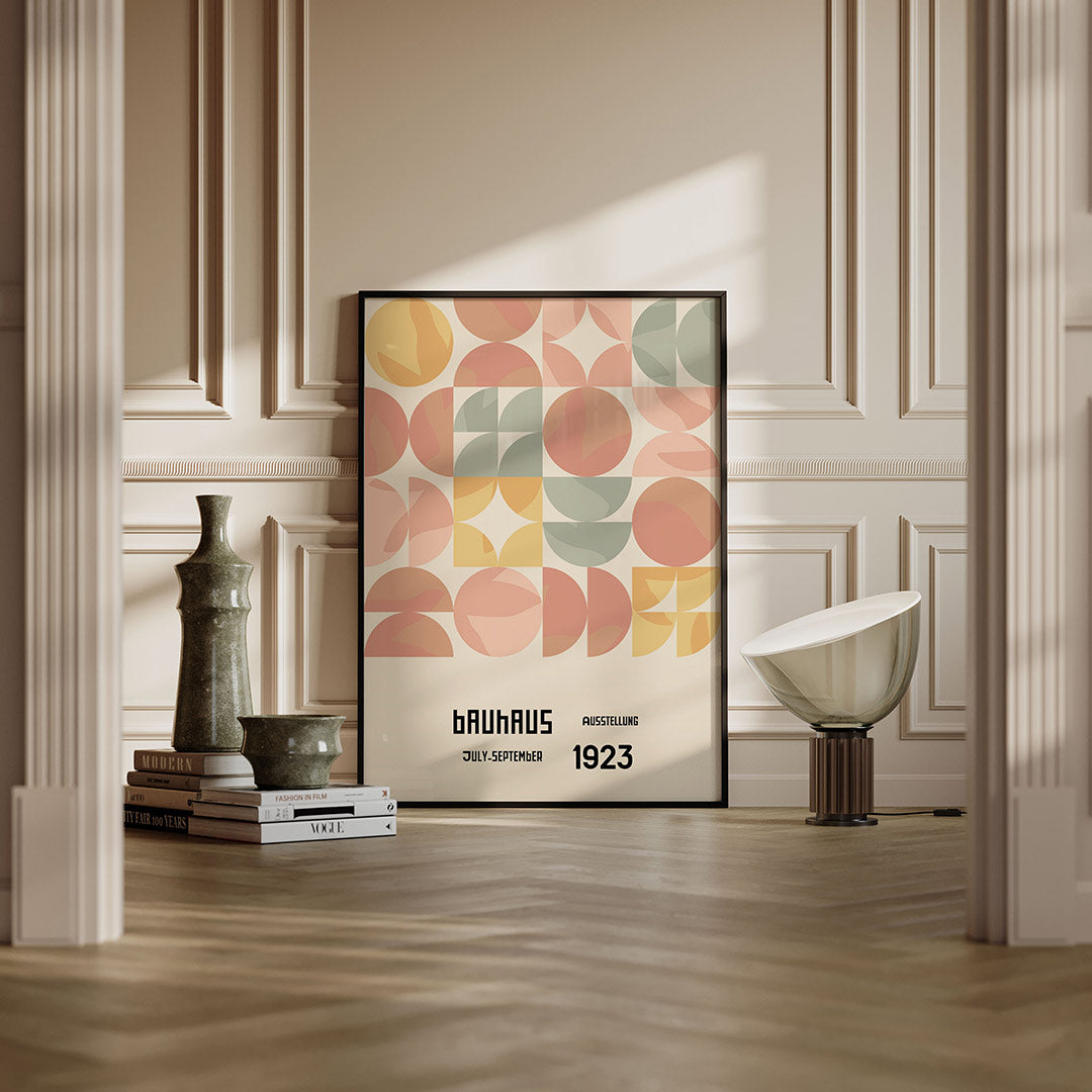 Vormritme en kleurvlakken Poster