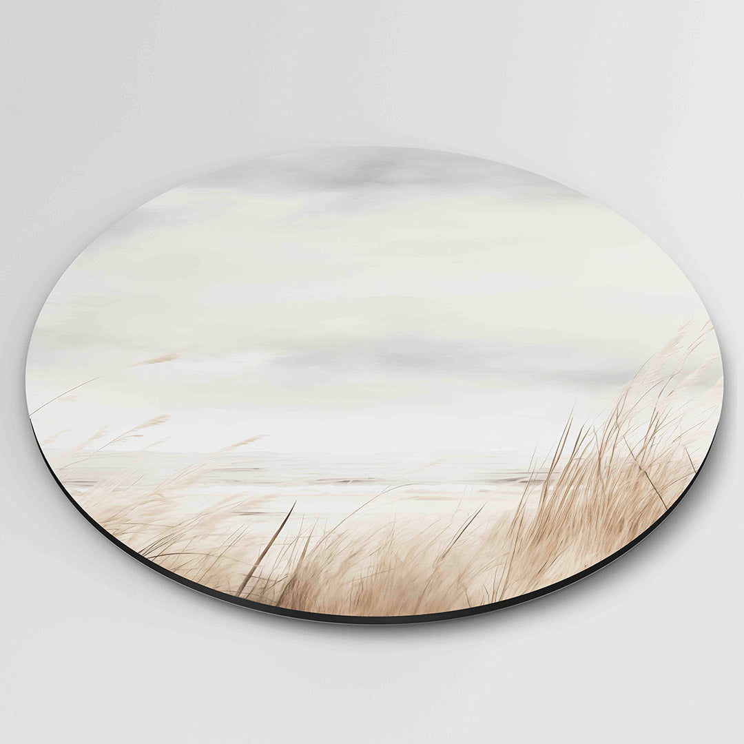 Strand met wuivend gras Muurcirkel