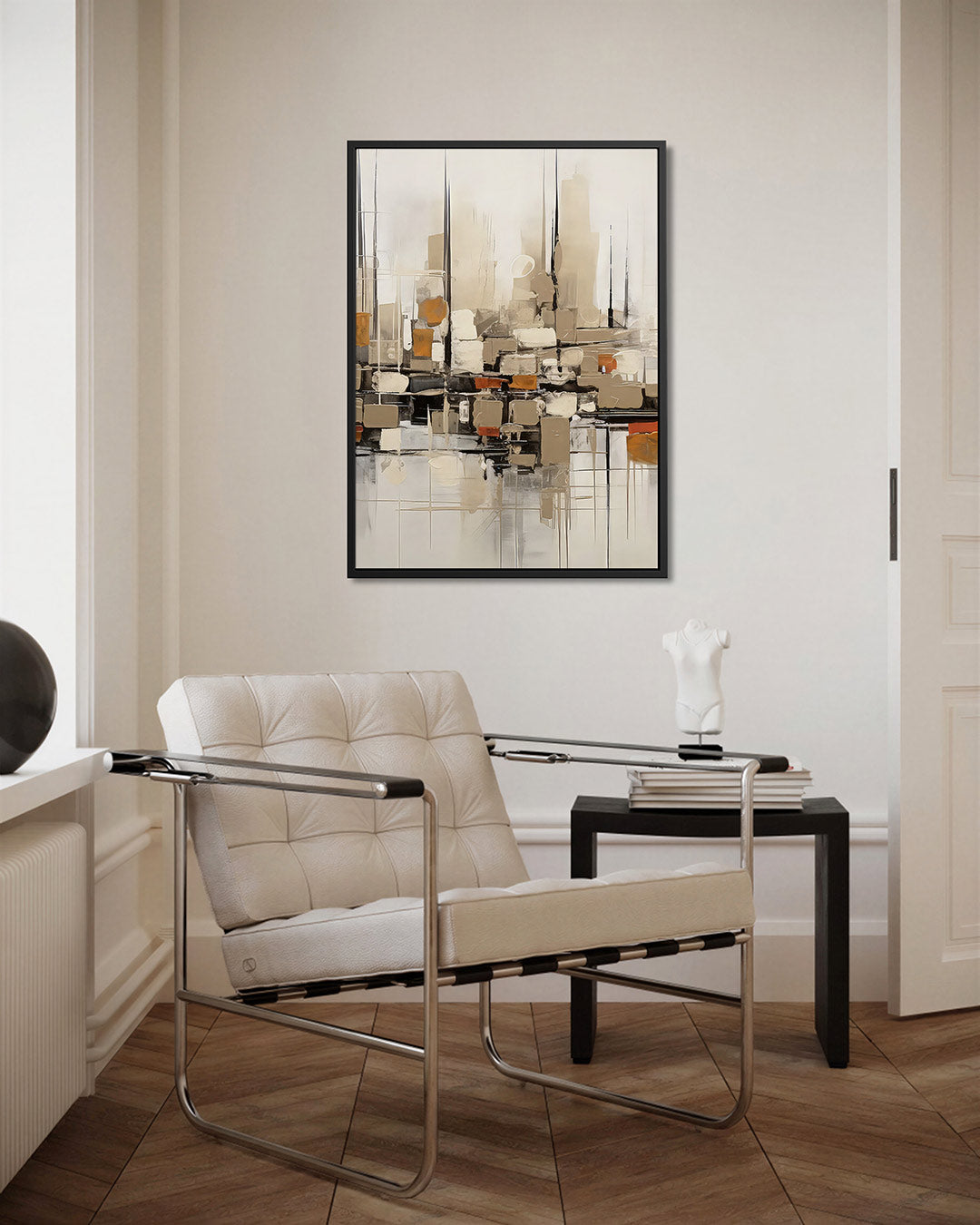 Geometrische compositie Kunstwerk