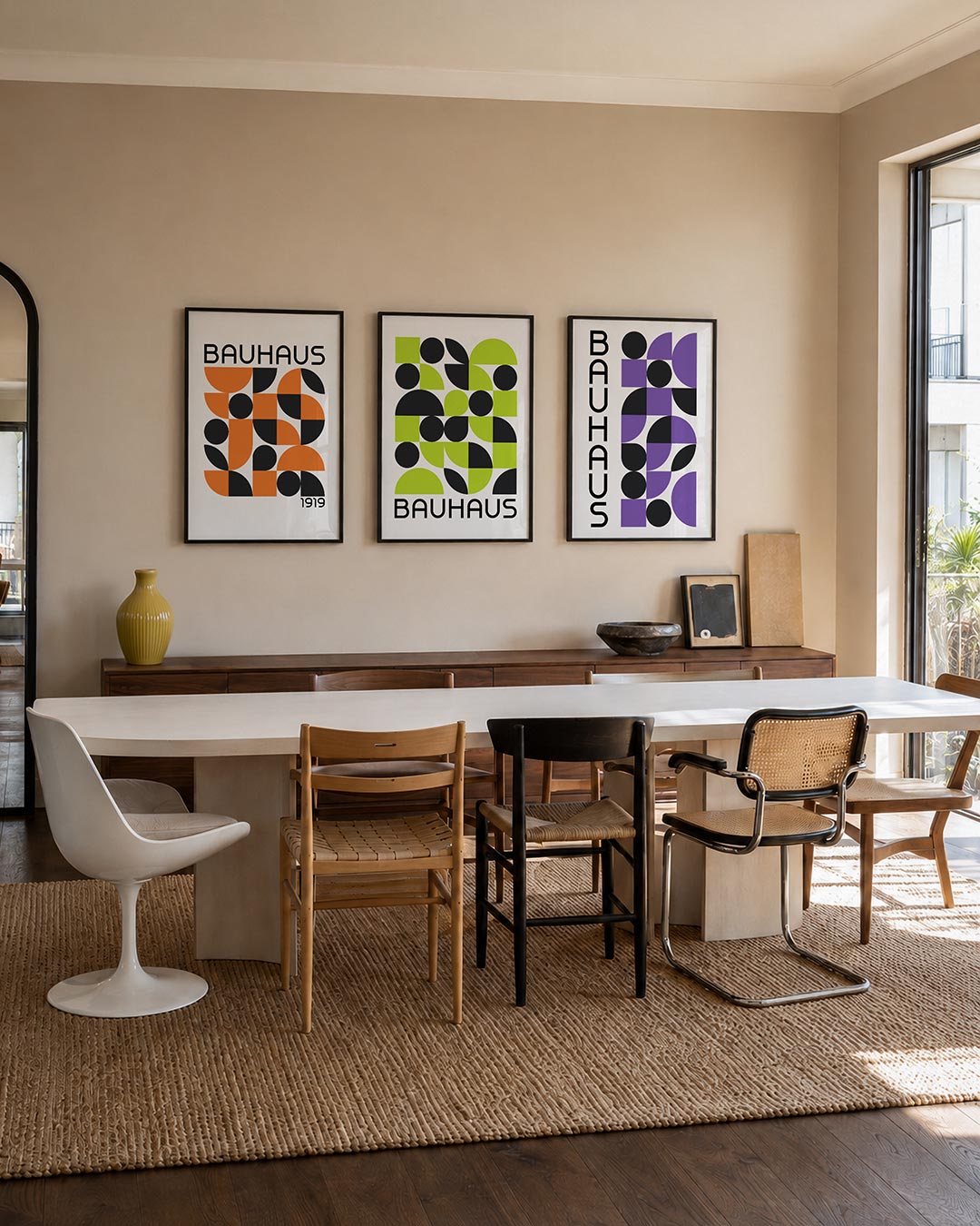 Vormen en vlakken Posterset
