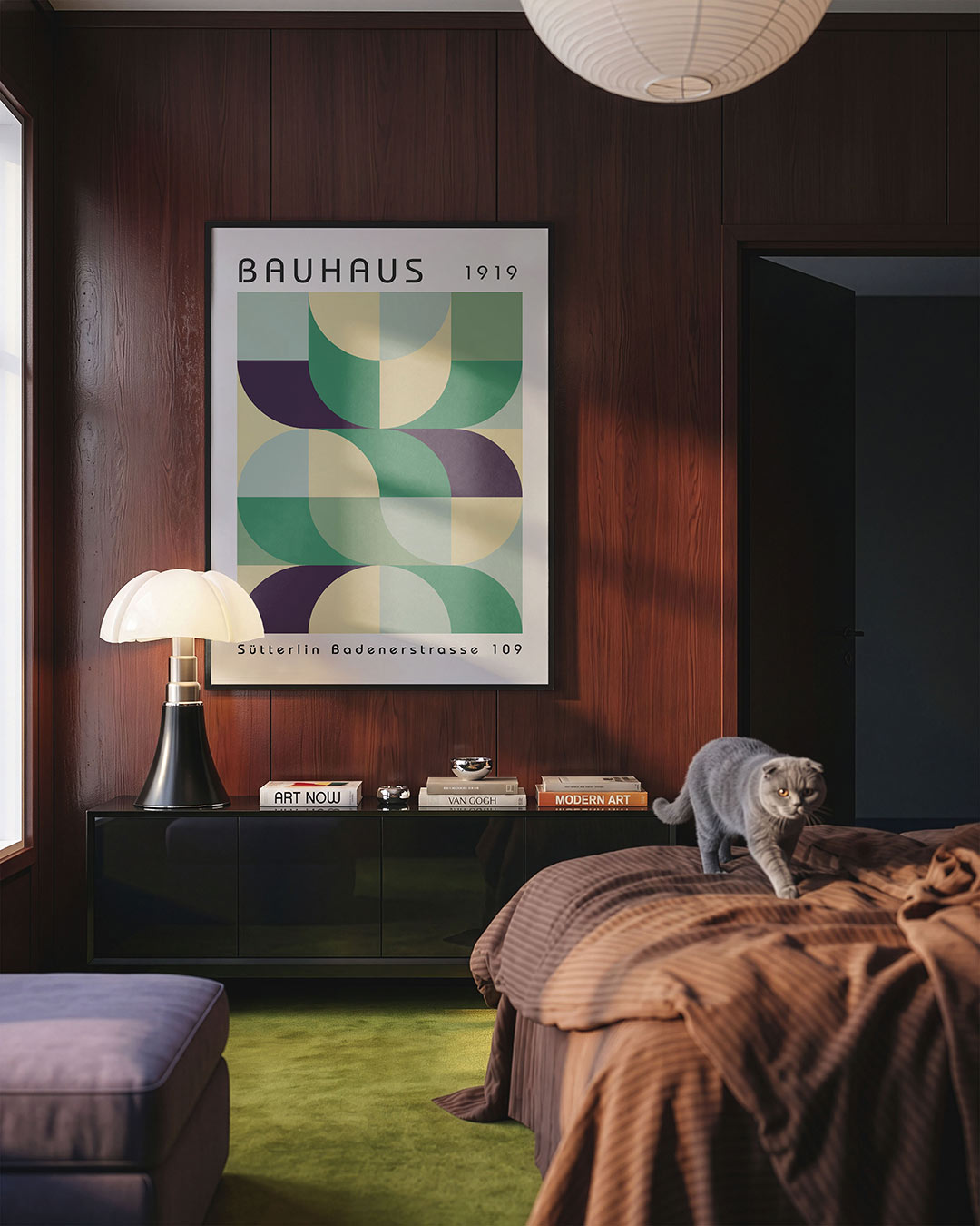 Vormritme en kleur Poster
