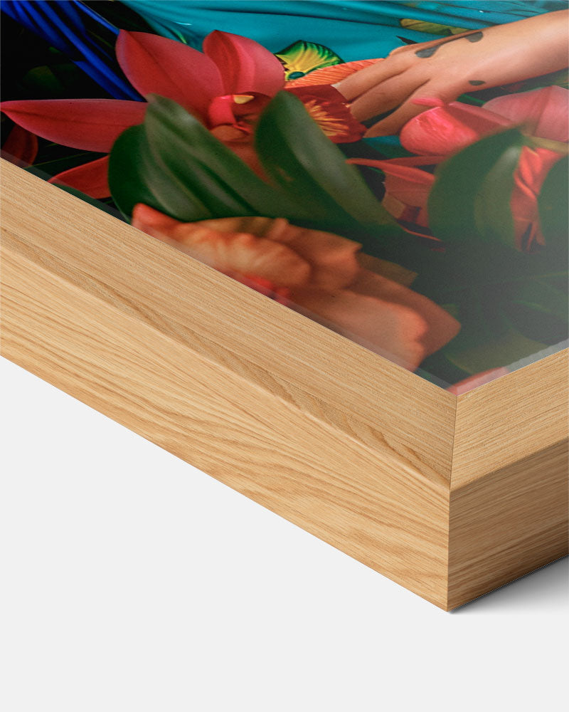 Kleurrijke Tropische Portretposter-WallArtistic