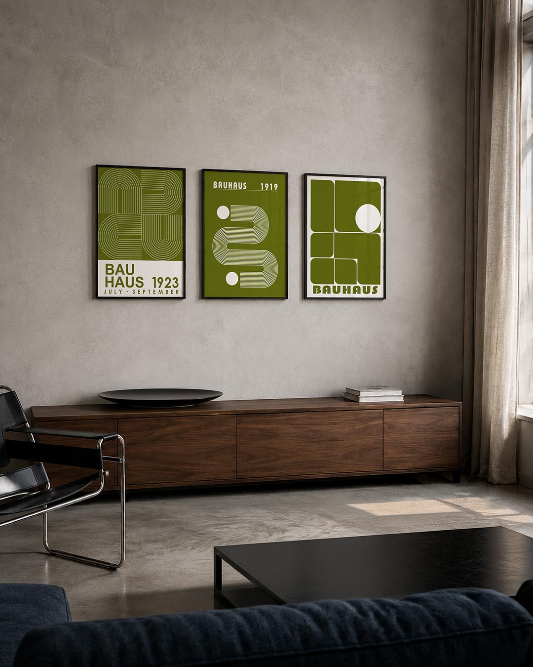 Lijnen en kleurvlakken Posterset