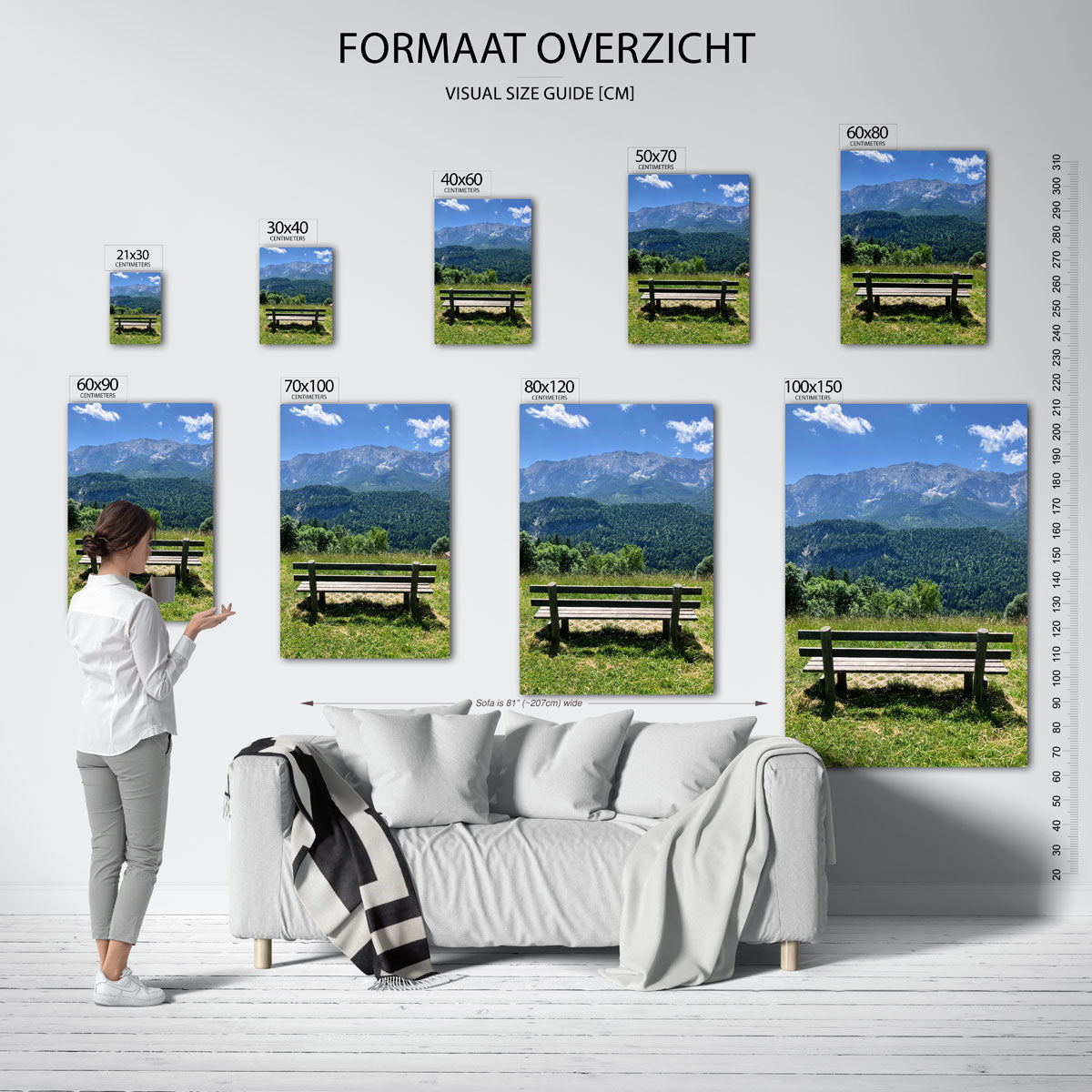 Berglandschap Poster