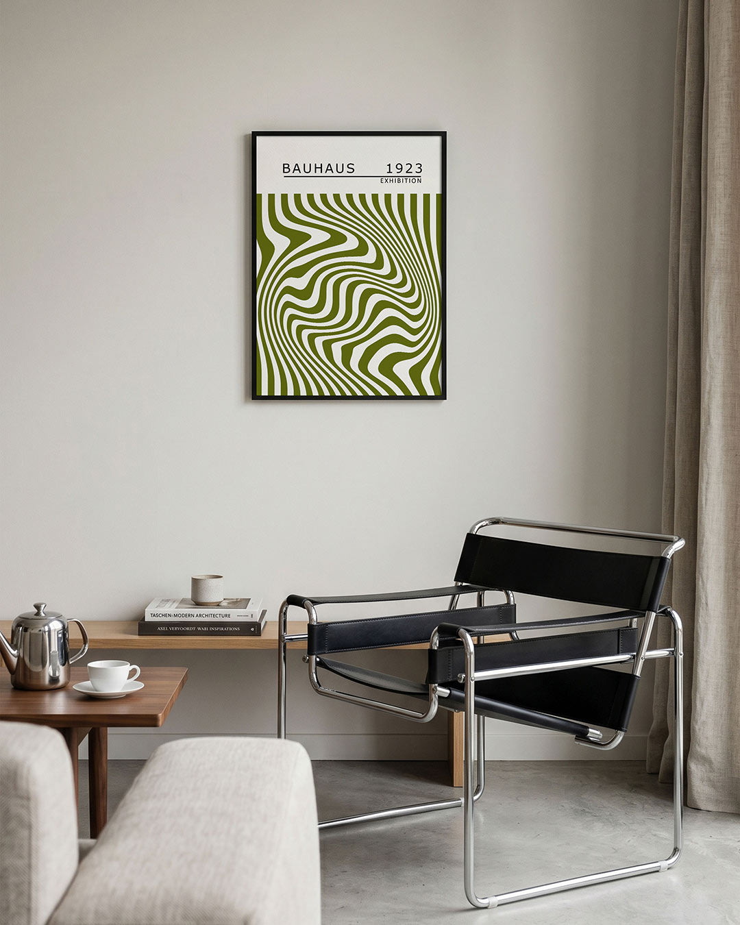 Golvend lijnenspel Poster