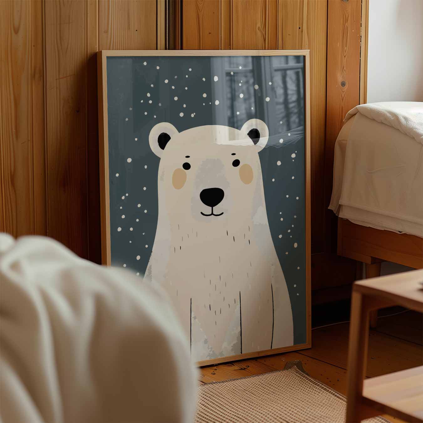 Schattige IJsbeer Poster-WallArtistic