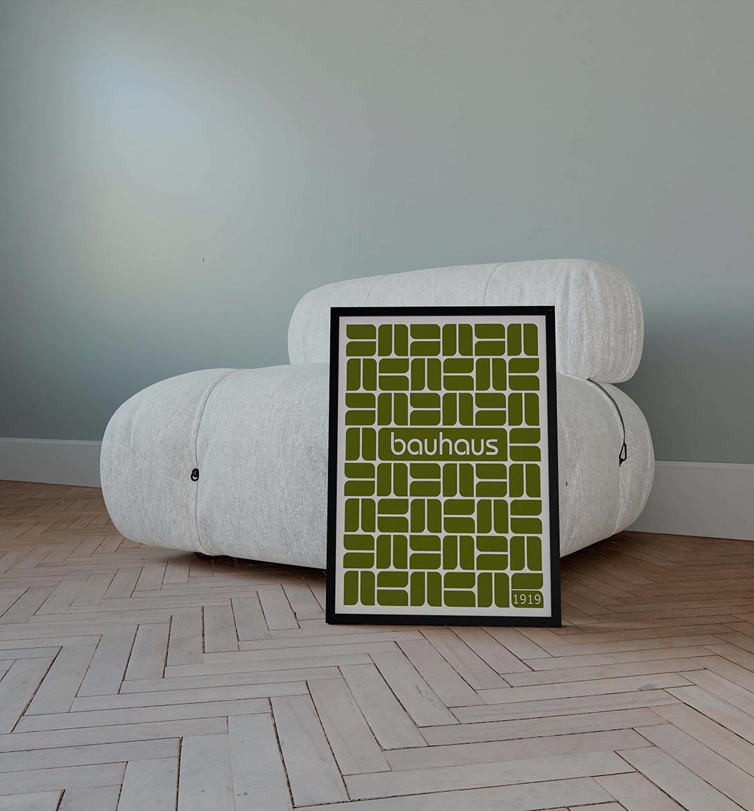 Vormritme en kleur Poster