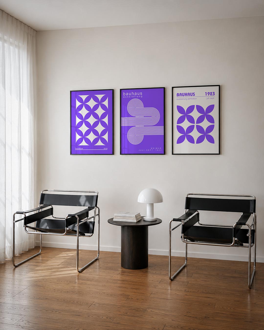 Vormritme en kleur Posterset