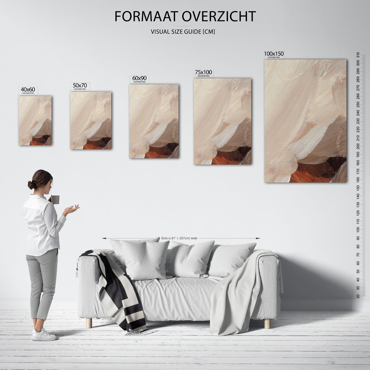 Organische vormen Kunstwerk