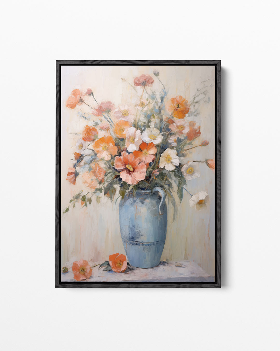 Bloemen in vaas Kunstwerk