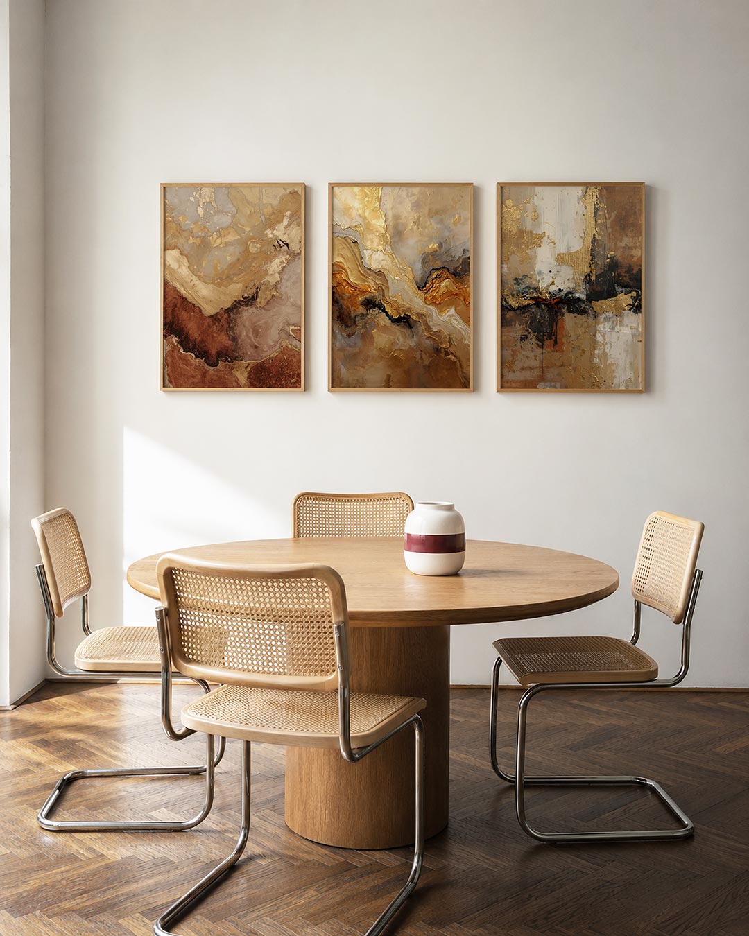 Aardse kleurenmix Posterset