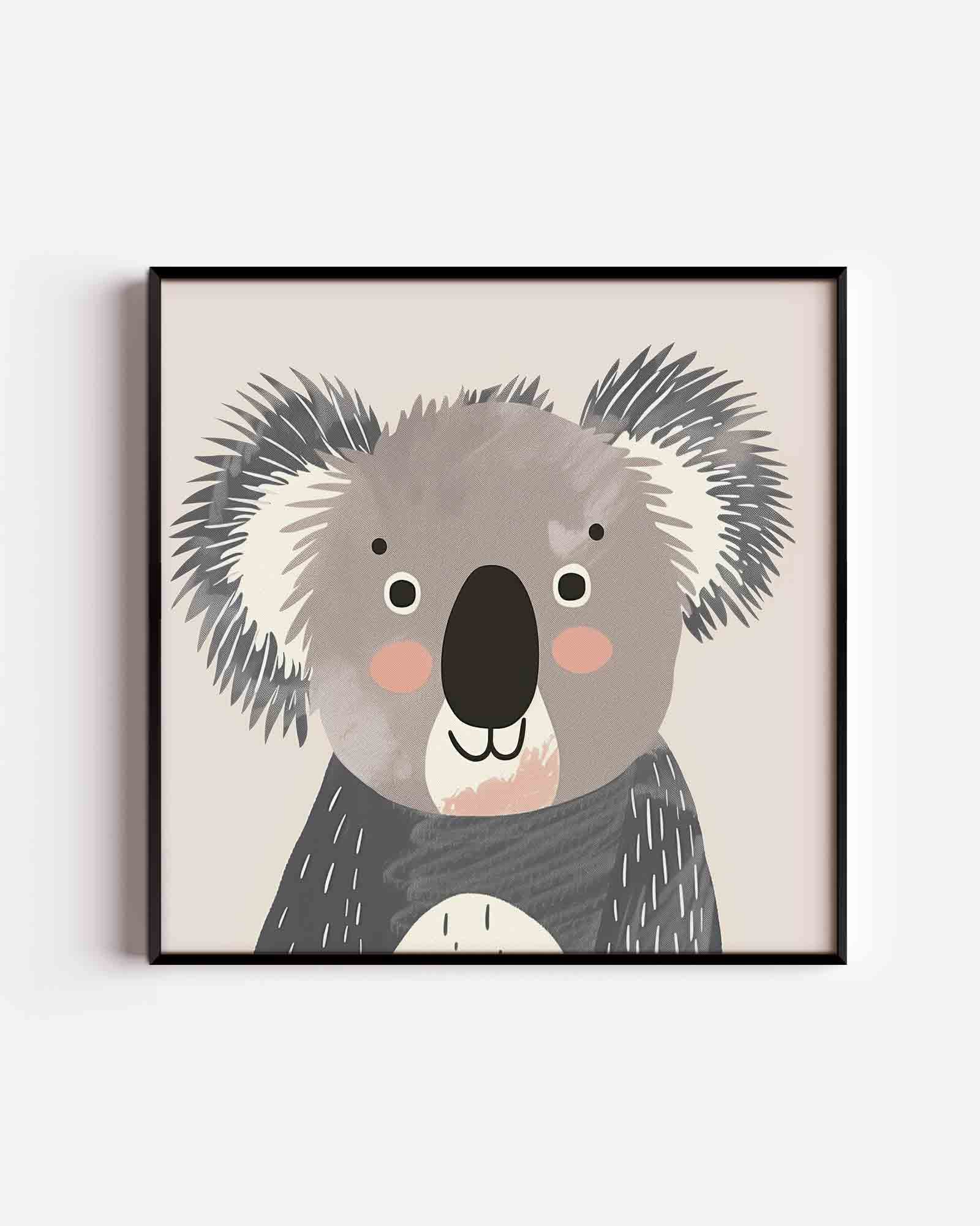 Koala illustratie Poster