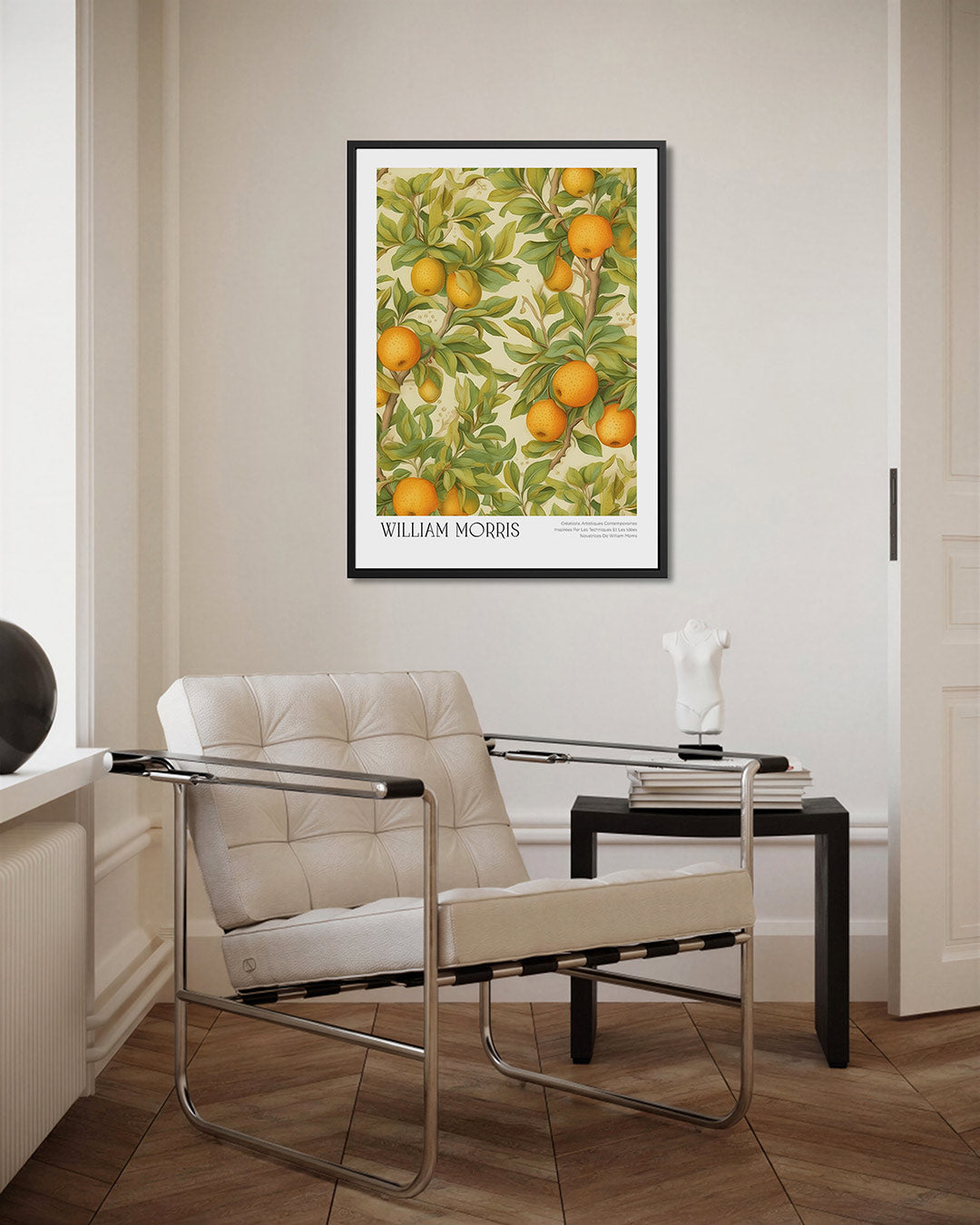 Citrus en bladeren Kunstwerk