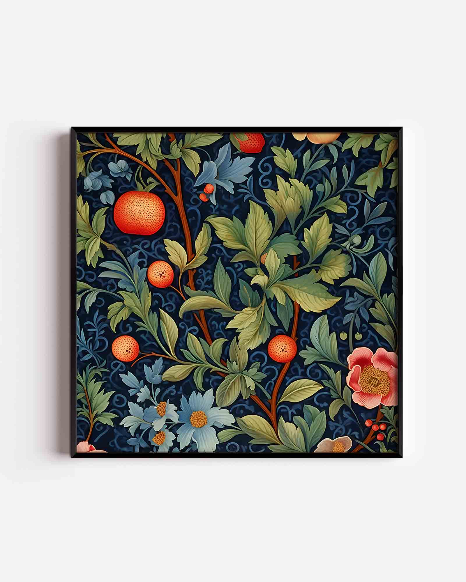 Bloemen en fruit Poster