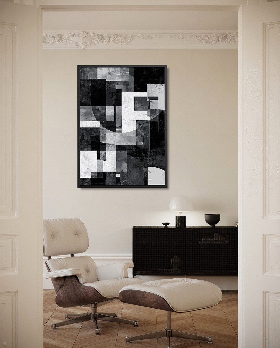 Geometrische vormen Kunstwerk