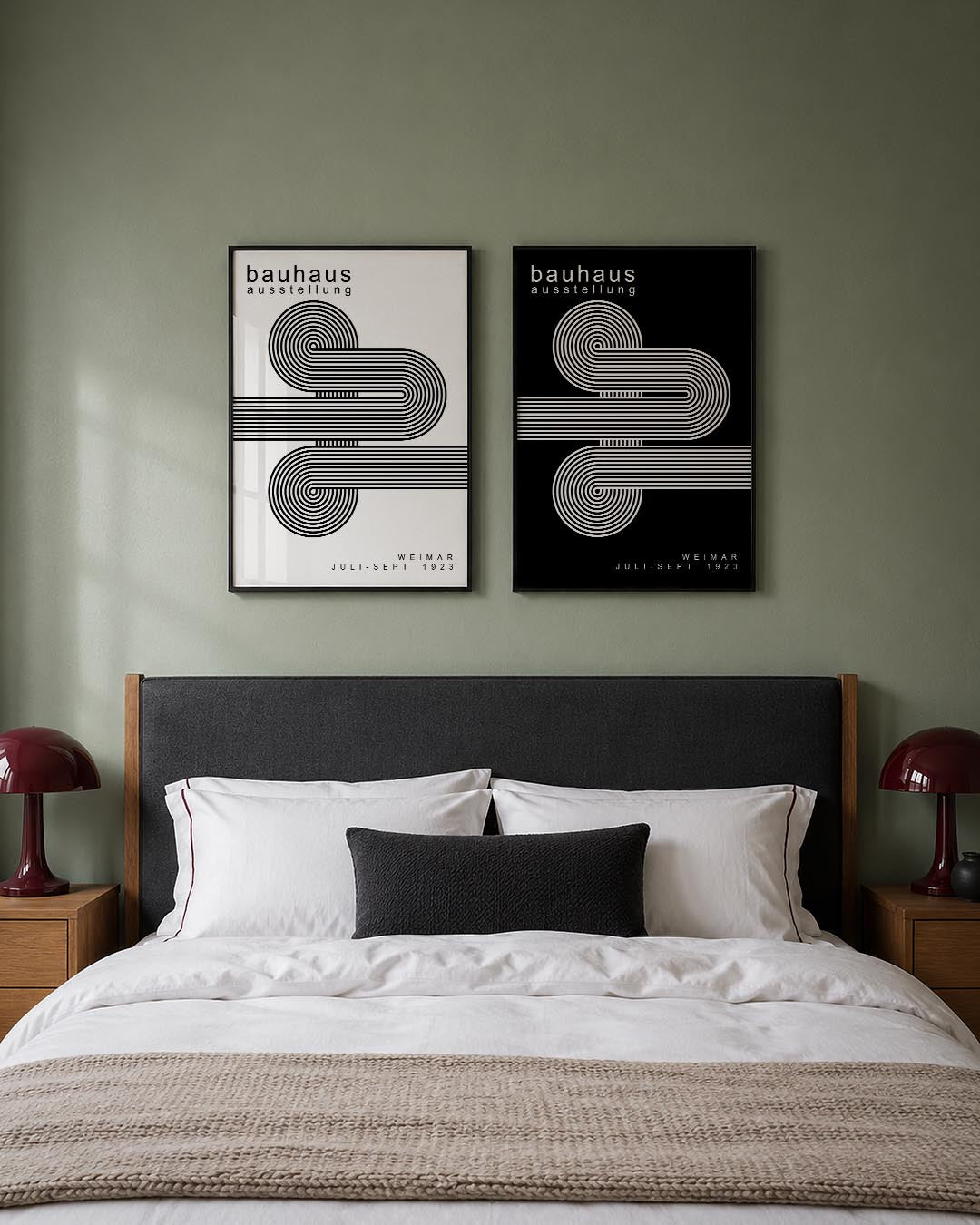Lijnen en cirkelpatronen Posterset