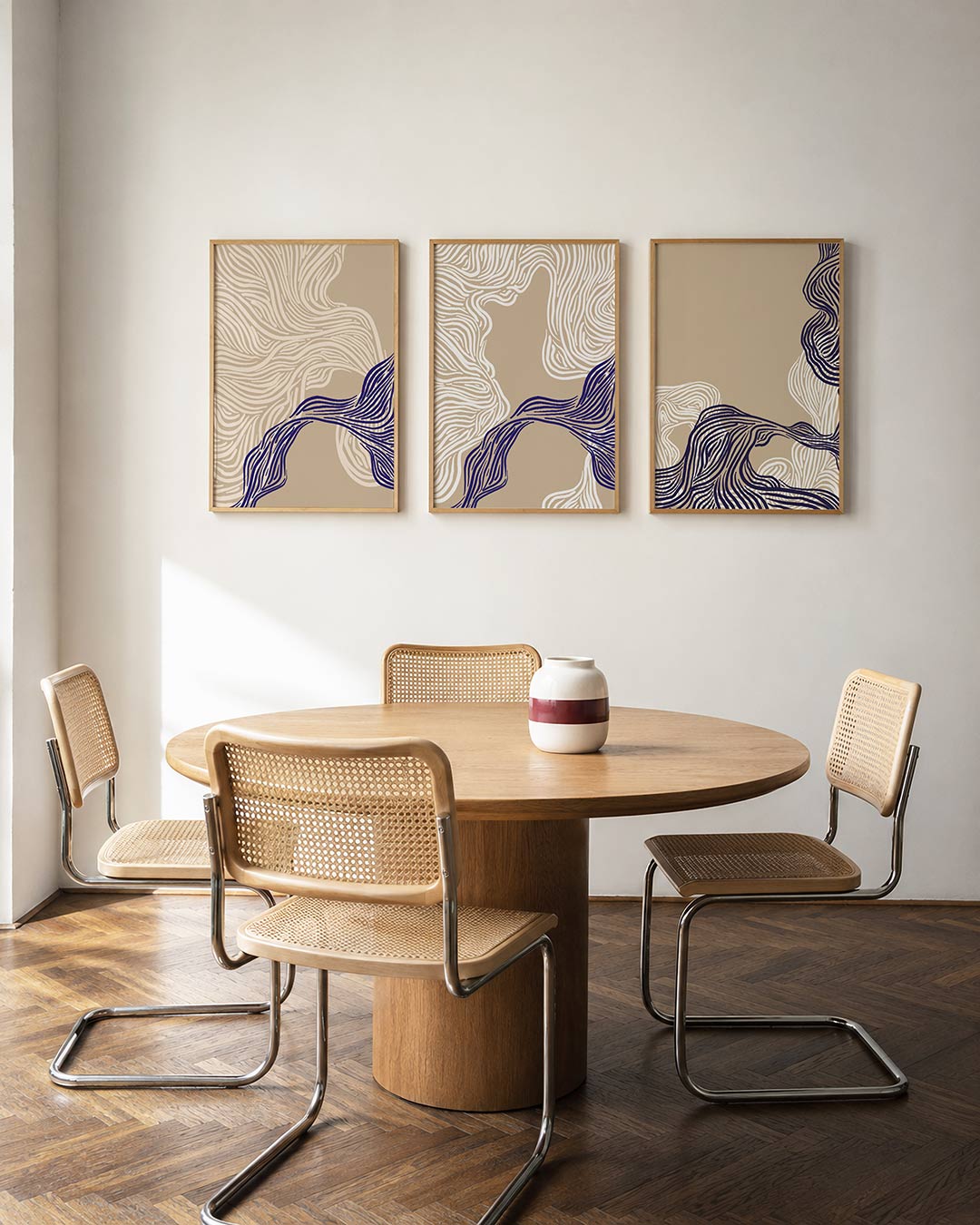 Lijnenspel en kleur Posterset