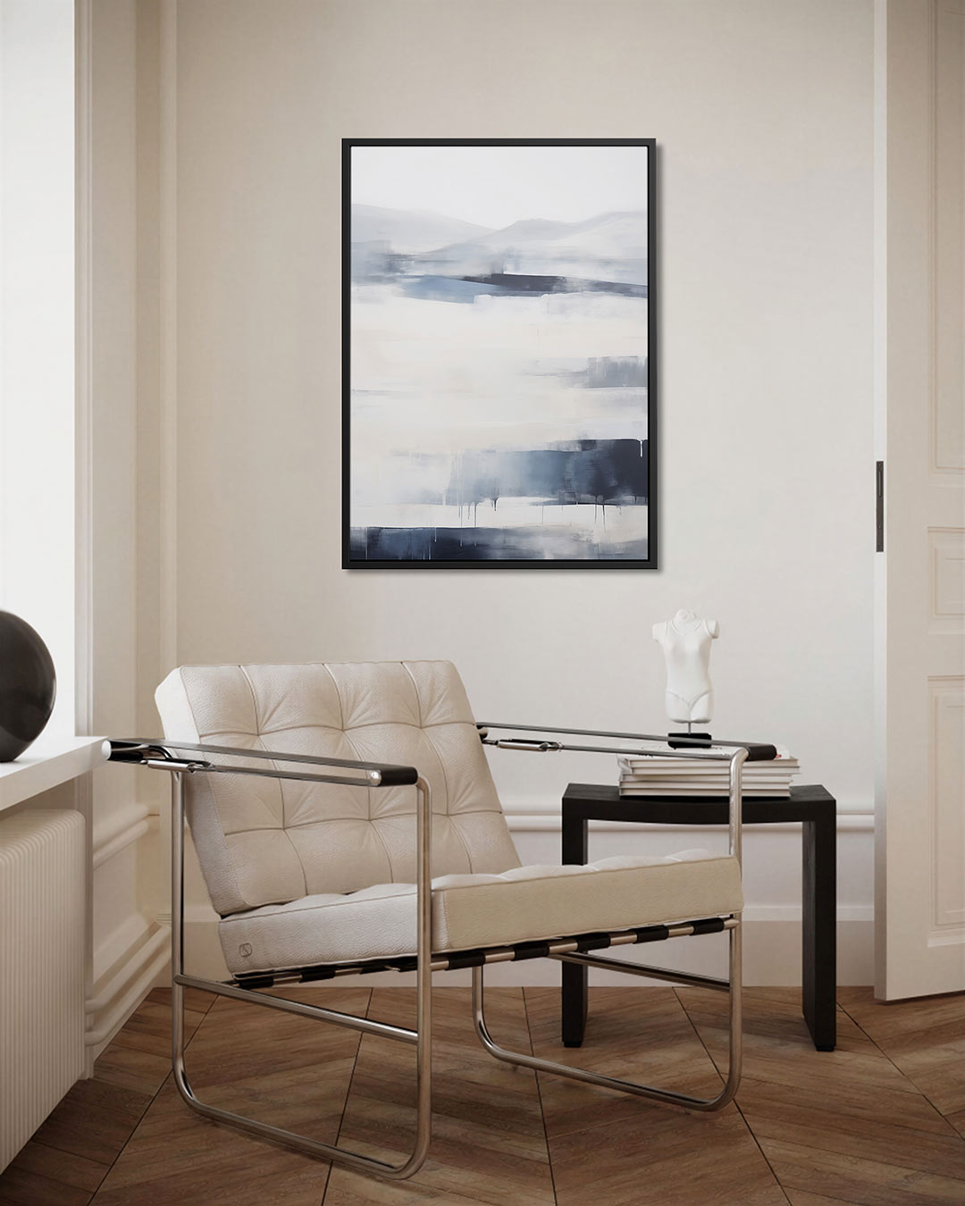 Landschap in lagen Kunstwerk