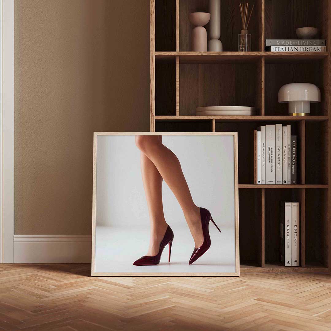 Elegante hakken Poster